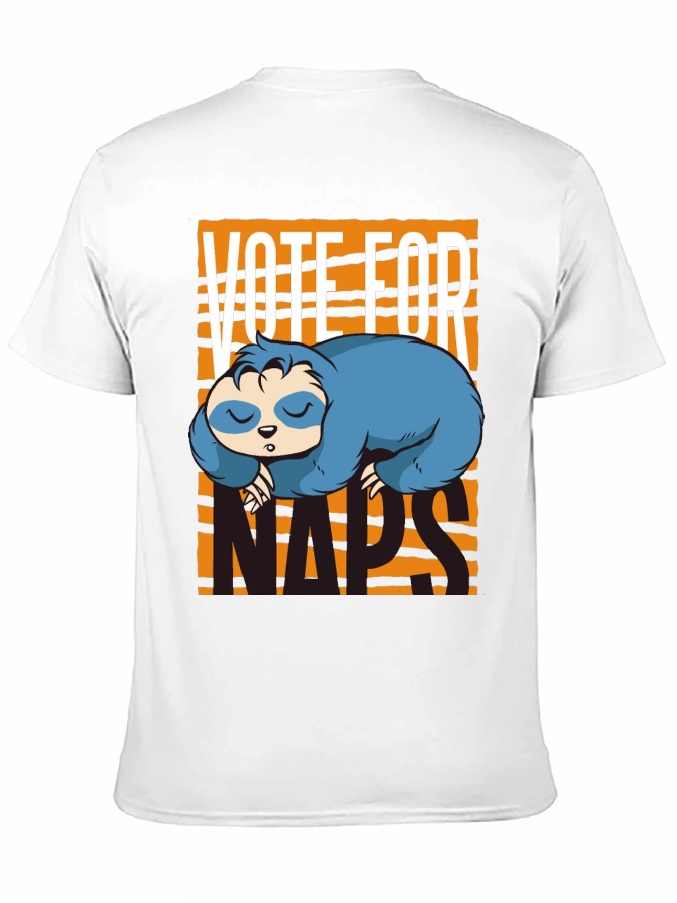 Vote For Naps Sloth Graphic Tee