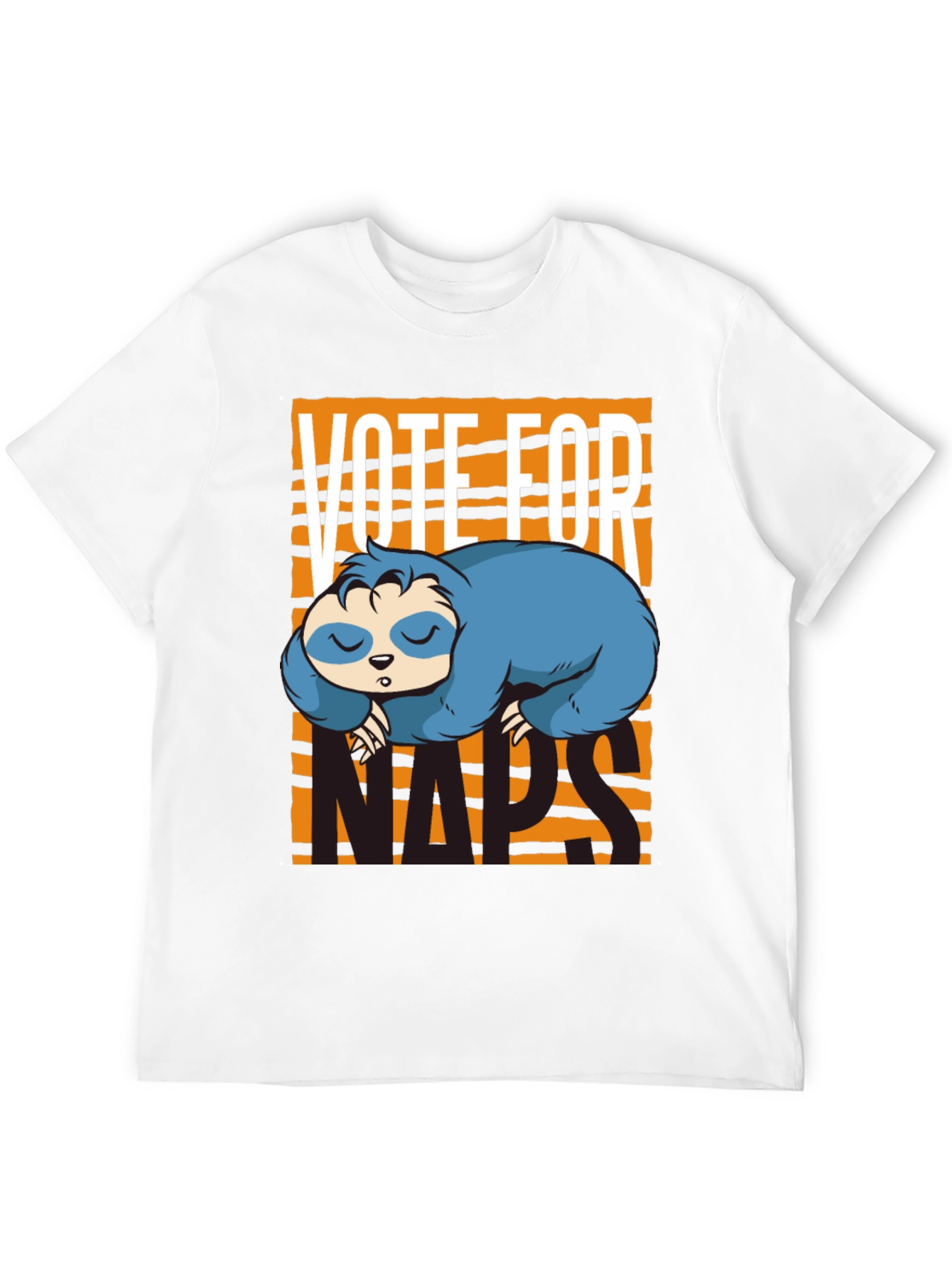 Vote For Naps Sloth Graphic Tee