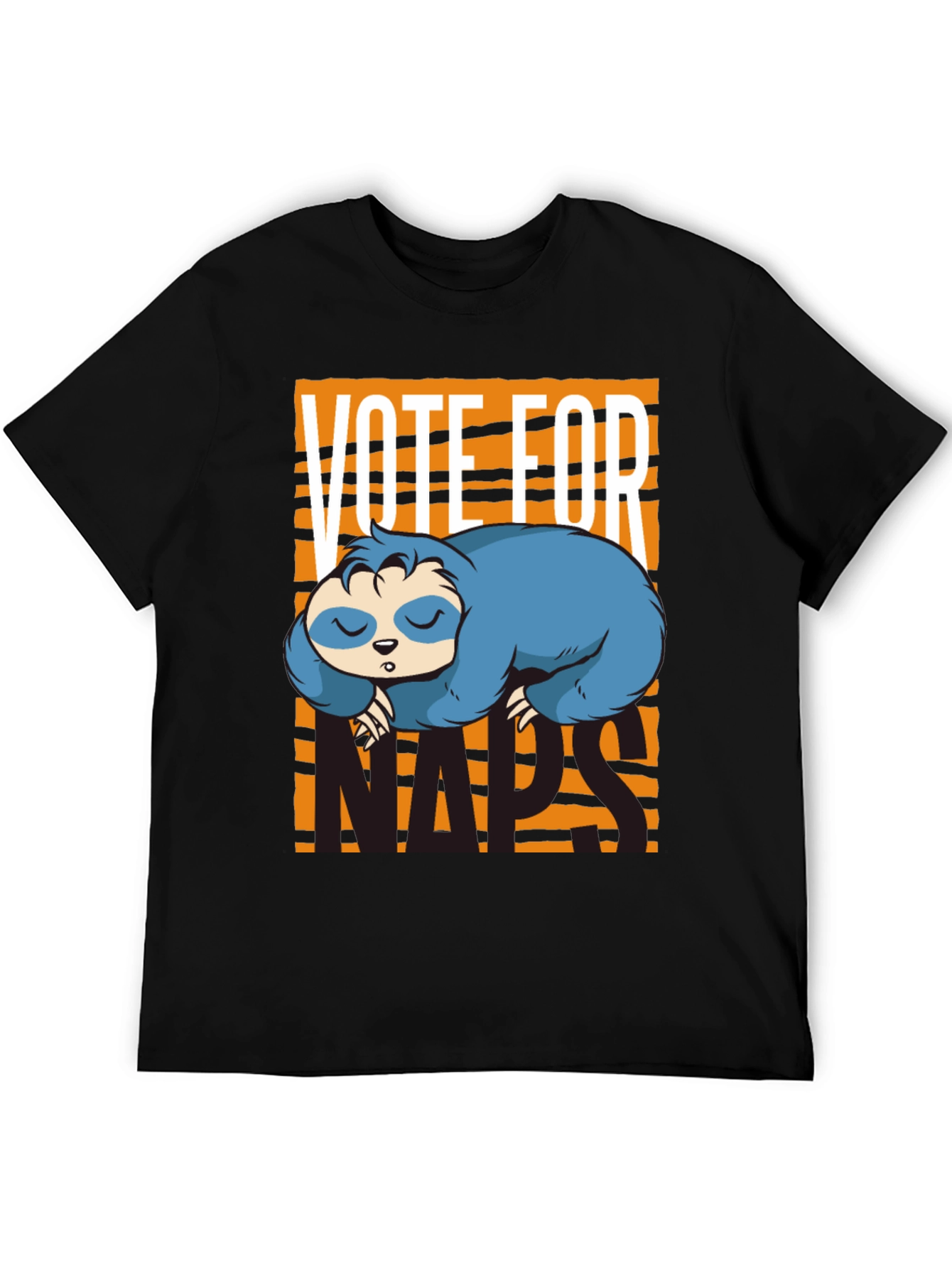 Vote For Naps Sloth Graphic Tee