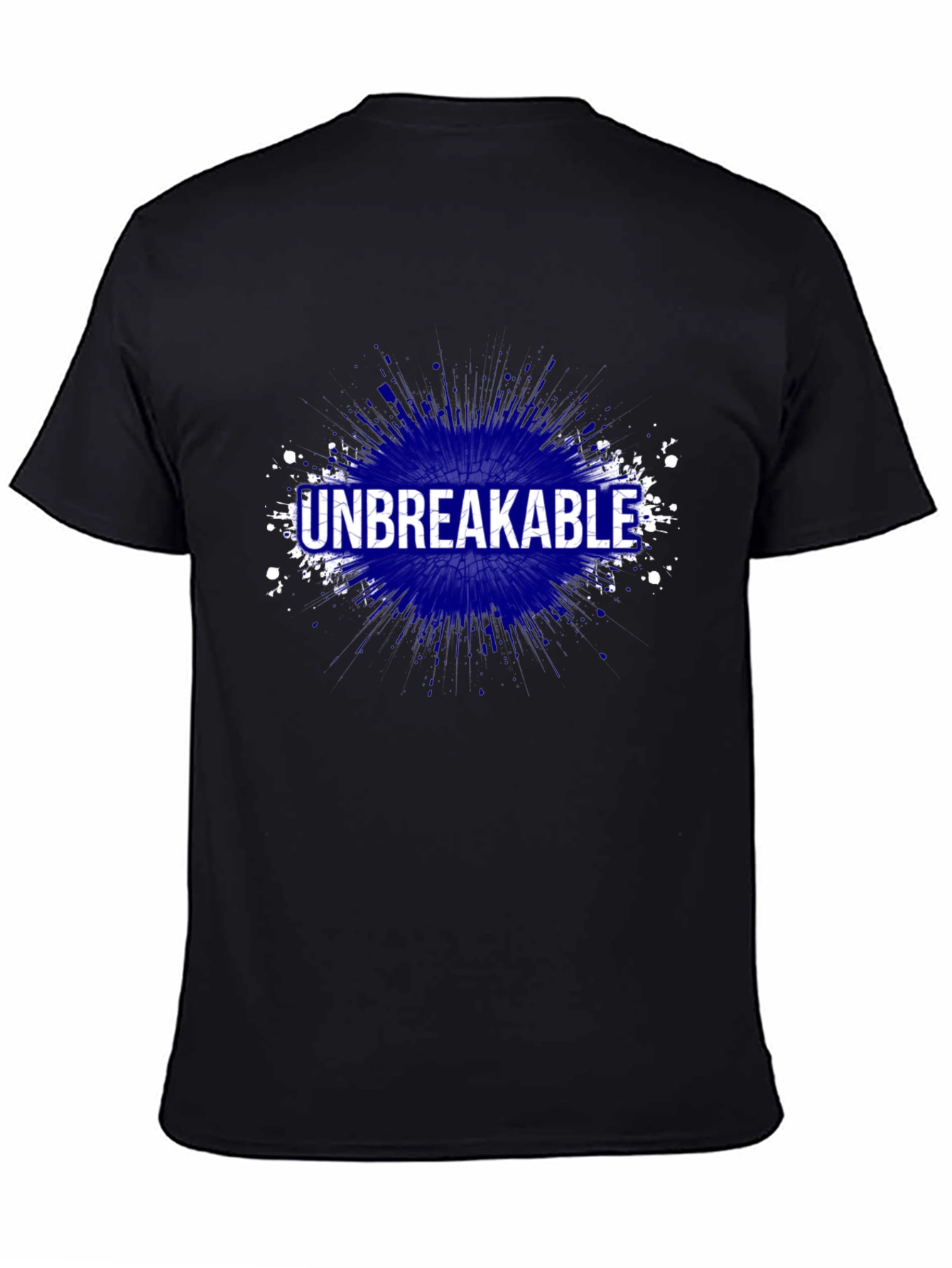 Unbreakable Graphic Print T-Shirt - Black