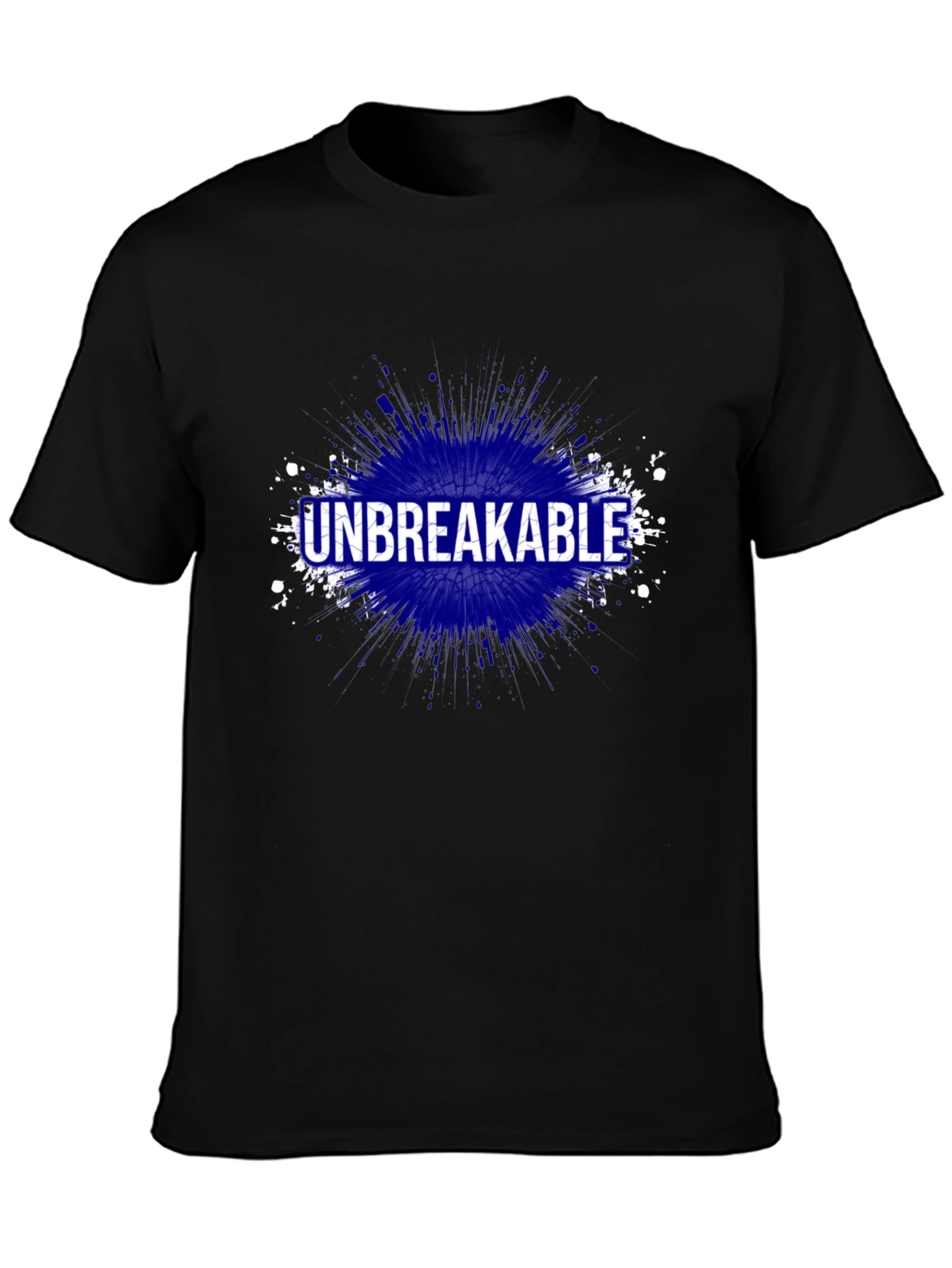 Unbreakable Graphic Print T-Shirt - Black