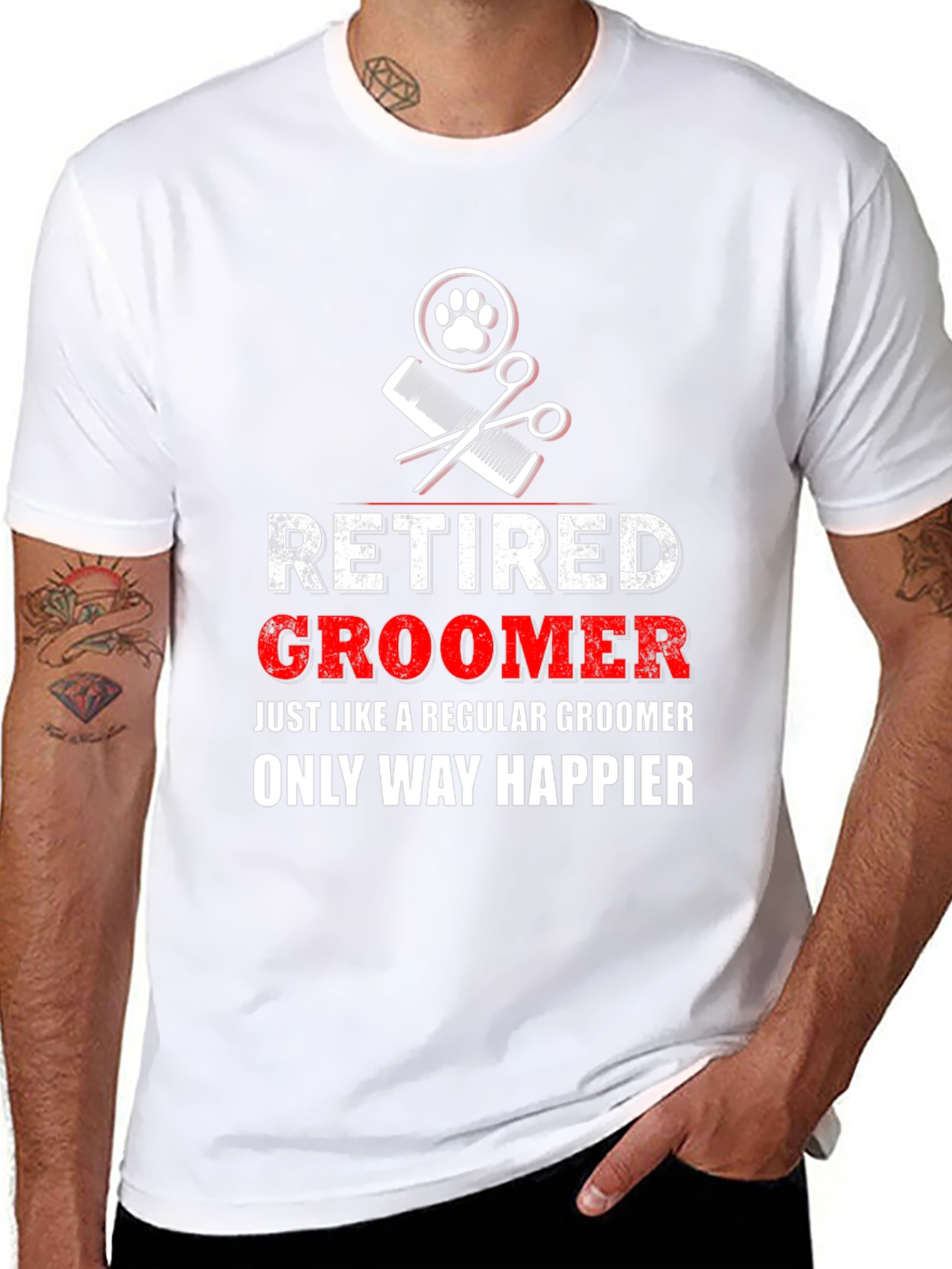 Retired Groomer T-Shirt