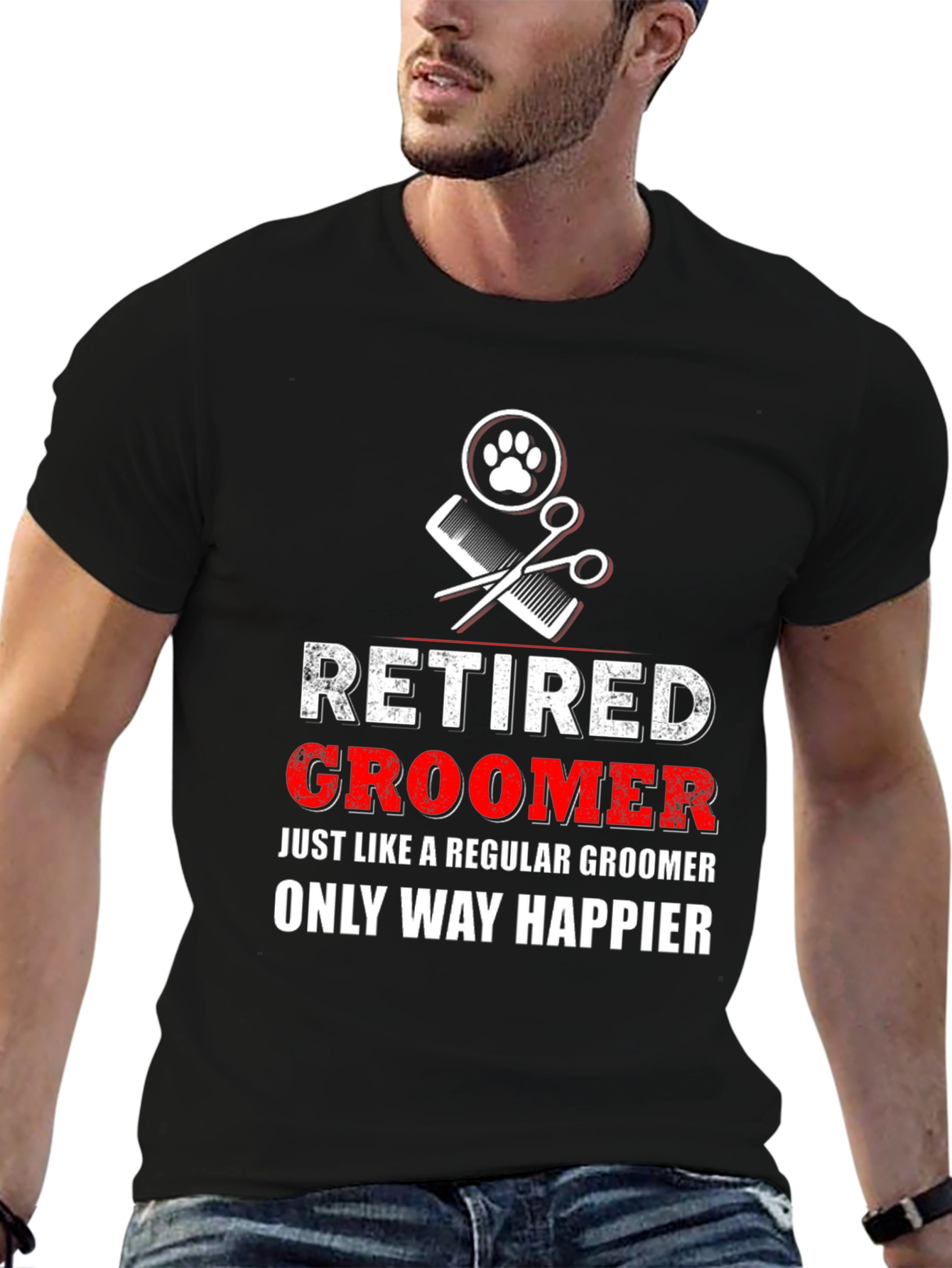Retired Groomer T-Shirt