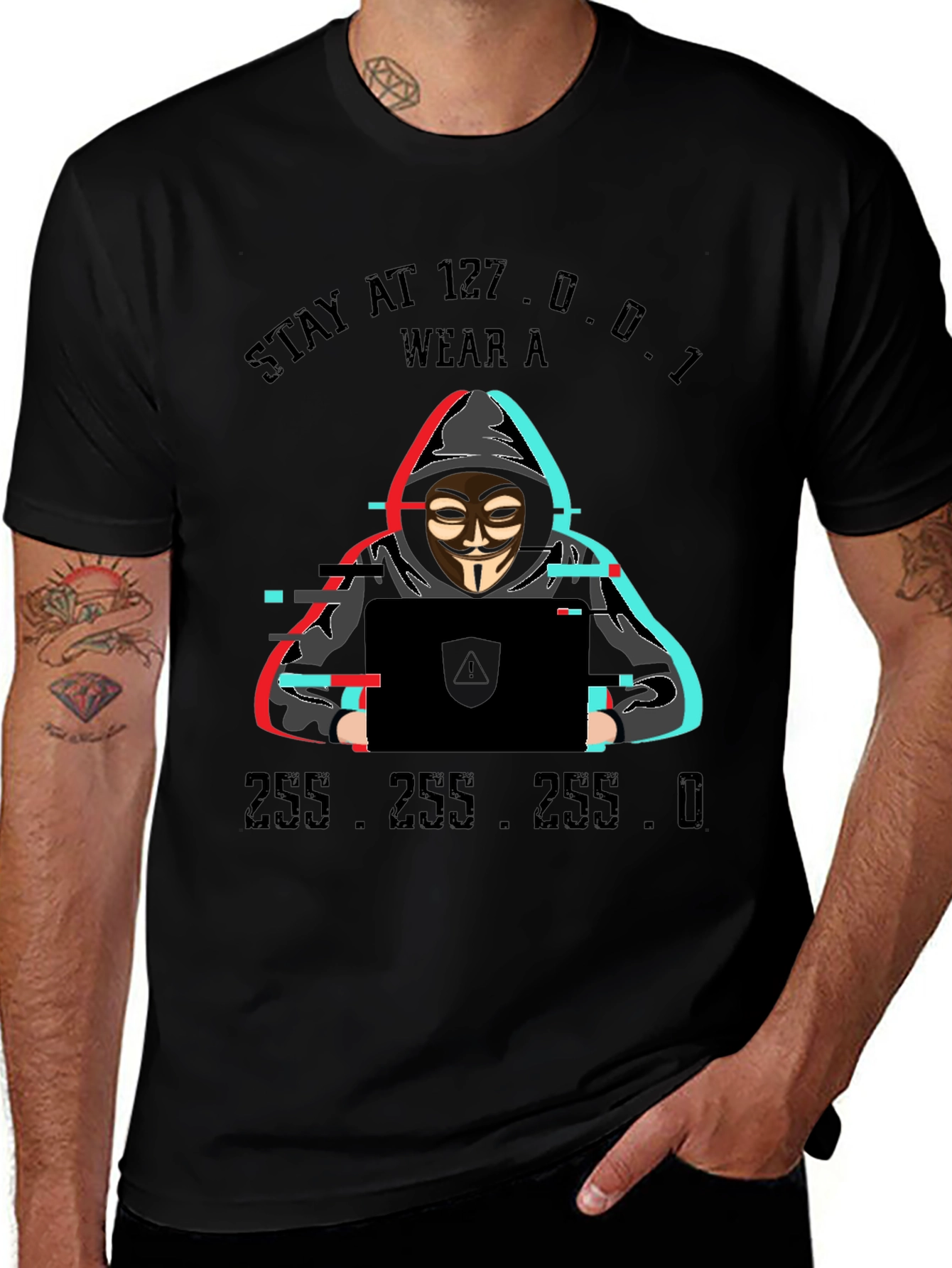Stay at 127.0.0.1 Hacker T-Shirt