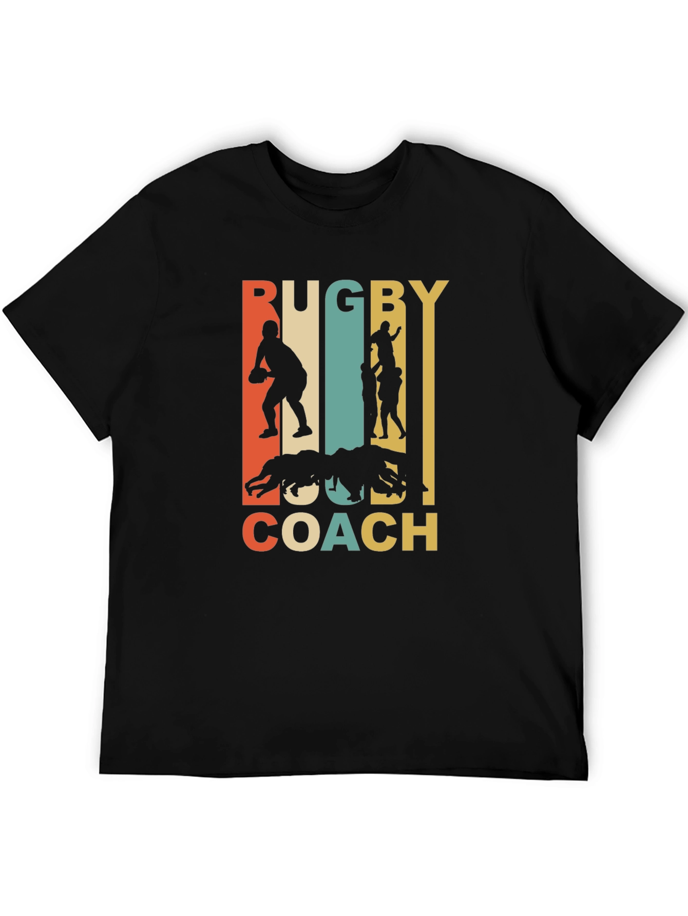 Rugby Coach Retro Graphic T-Shirt