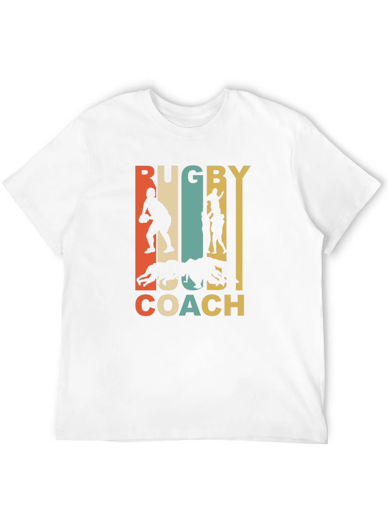 Rugby Coach Retro Graphic T-Shirt