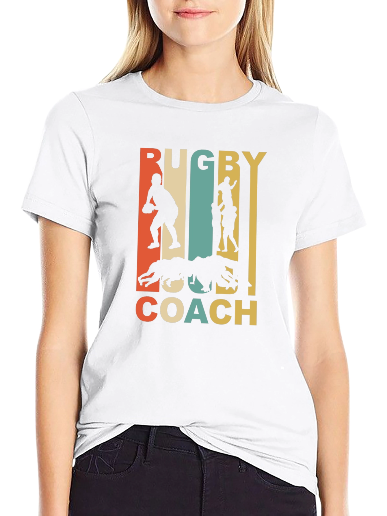 Rugby Coach Retro Graphic T-Shirt