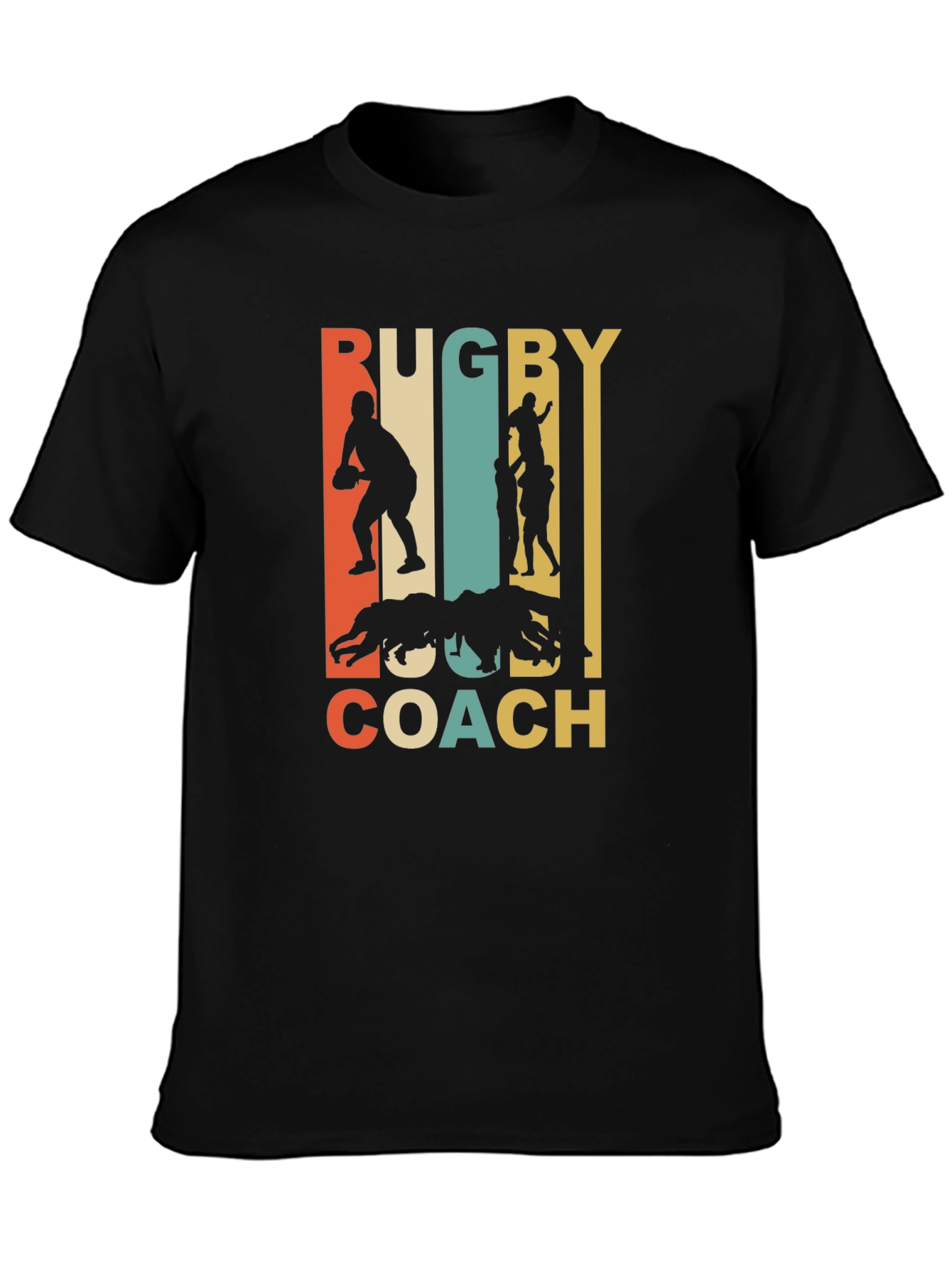 Rugby Coach Retro Graphic T-Shirt