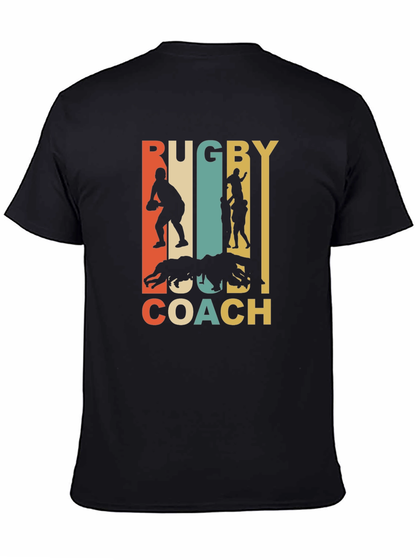 Rugby Coach Retro Graphic T-Shirt