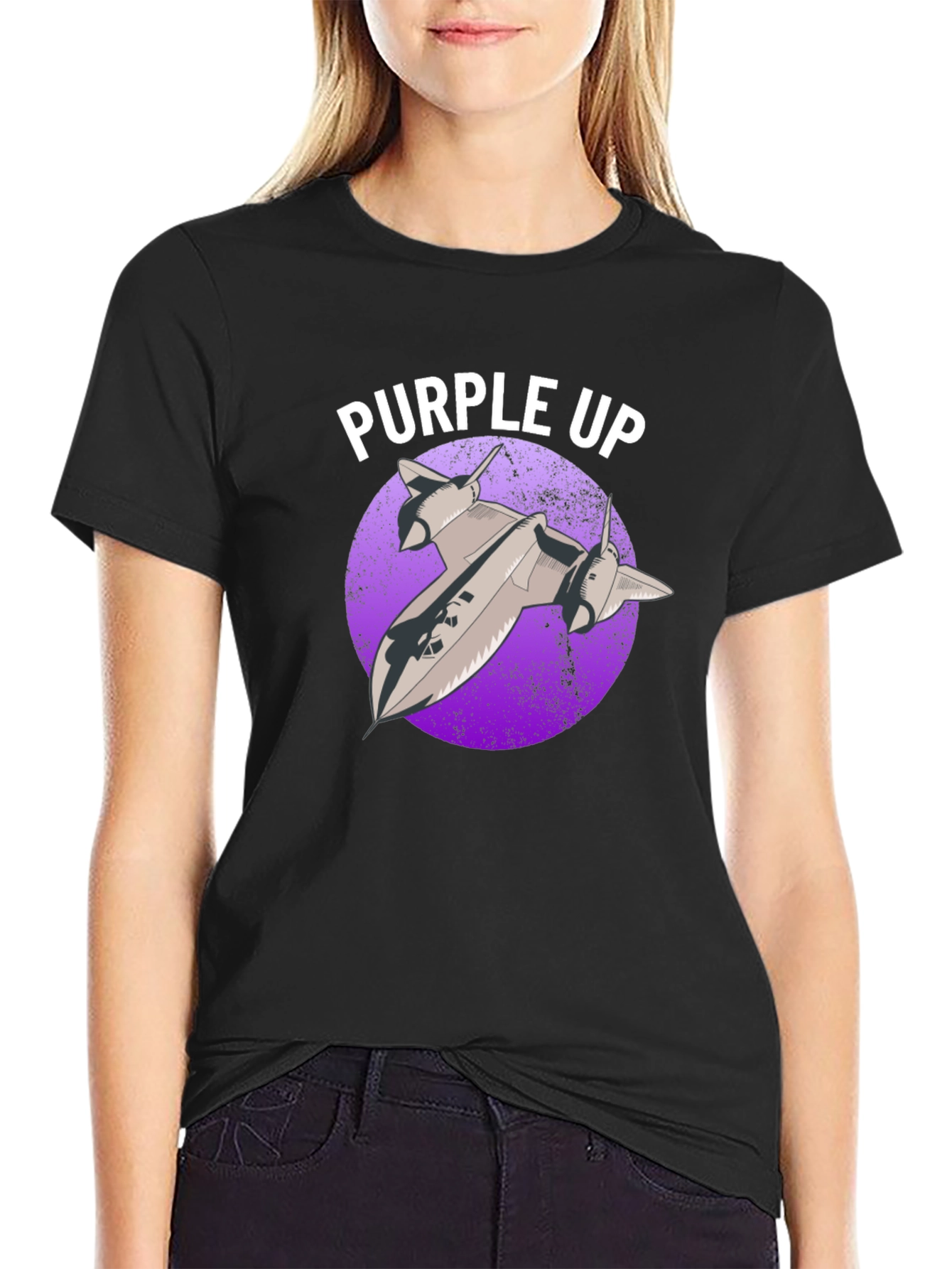 Purple Up SR-71 Blackbird T-Shirt