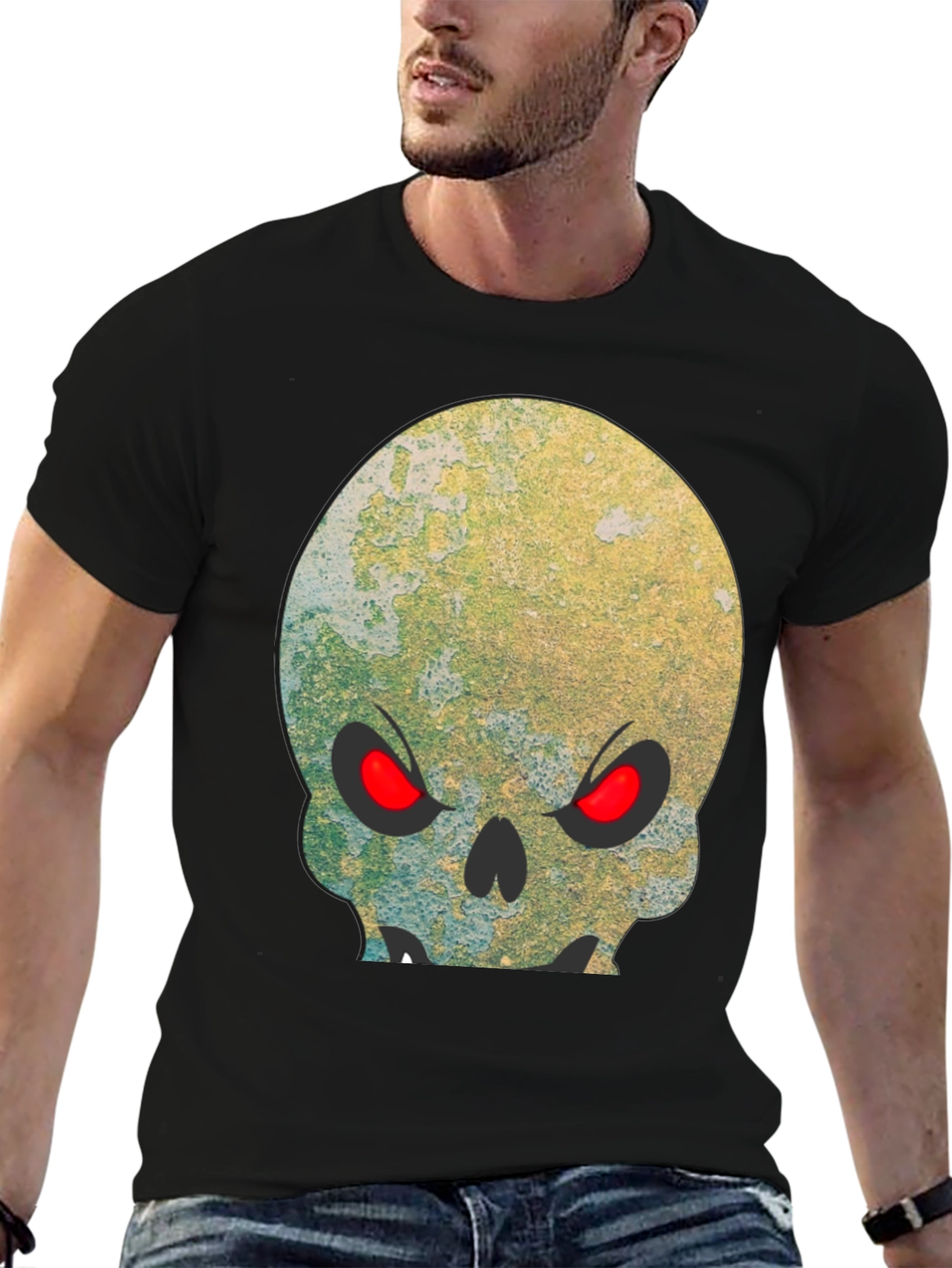 Skull Graphic Black T-Shirt
