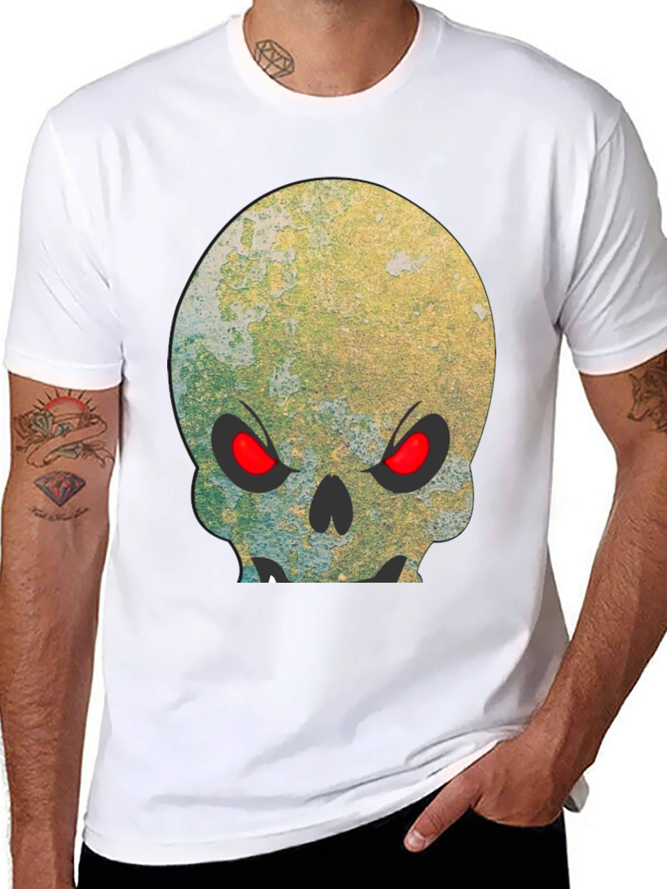 Skull Graphic Black T-Shirt