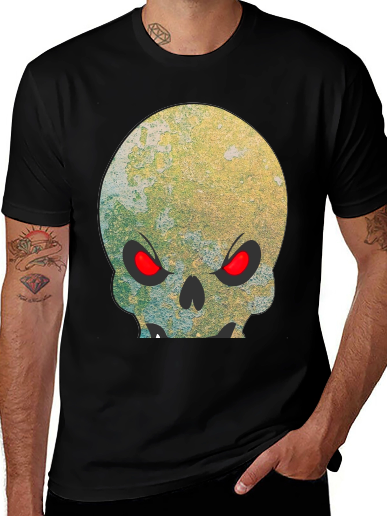 Skull Graphic Black T-Shirt