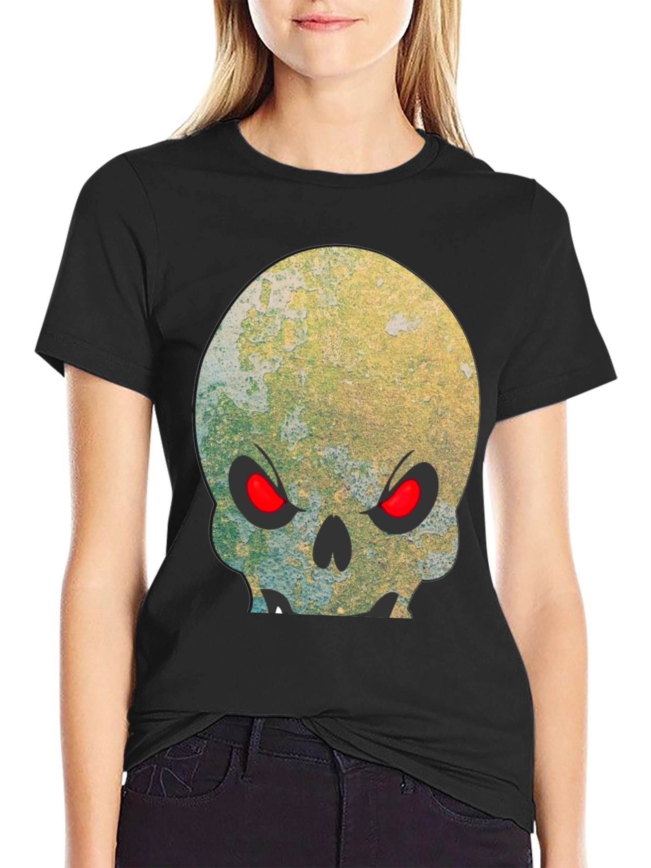 Skull Graphic Black T-Shirt