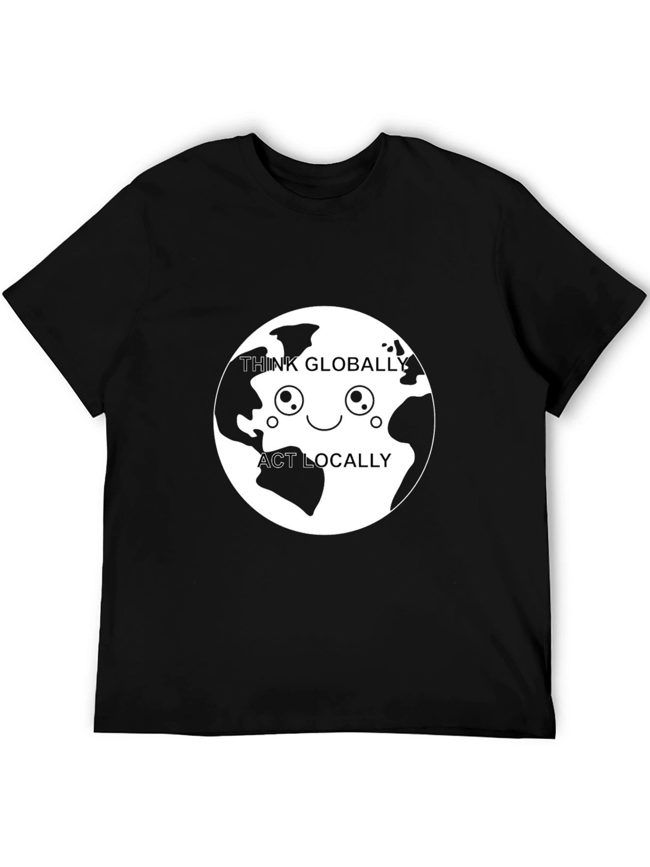Think Globally Act Locally Graphic Tee
