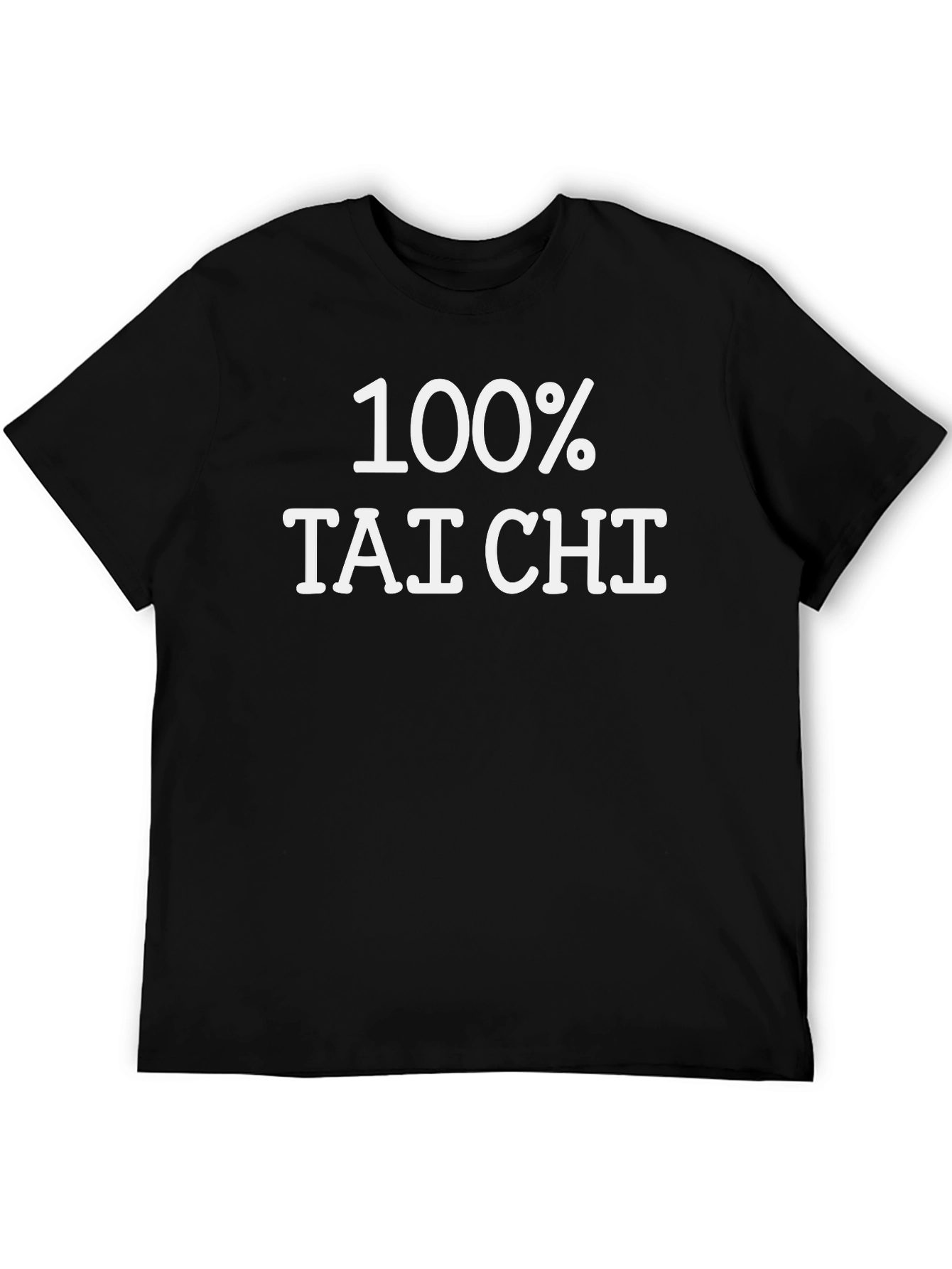 100% Tai Chi Black T-Shirt