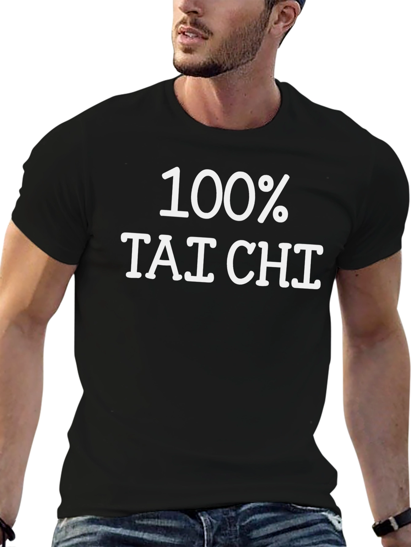 100% Tai Chi Black T-Shirt