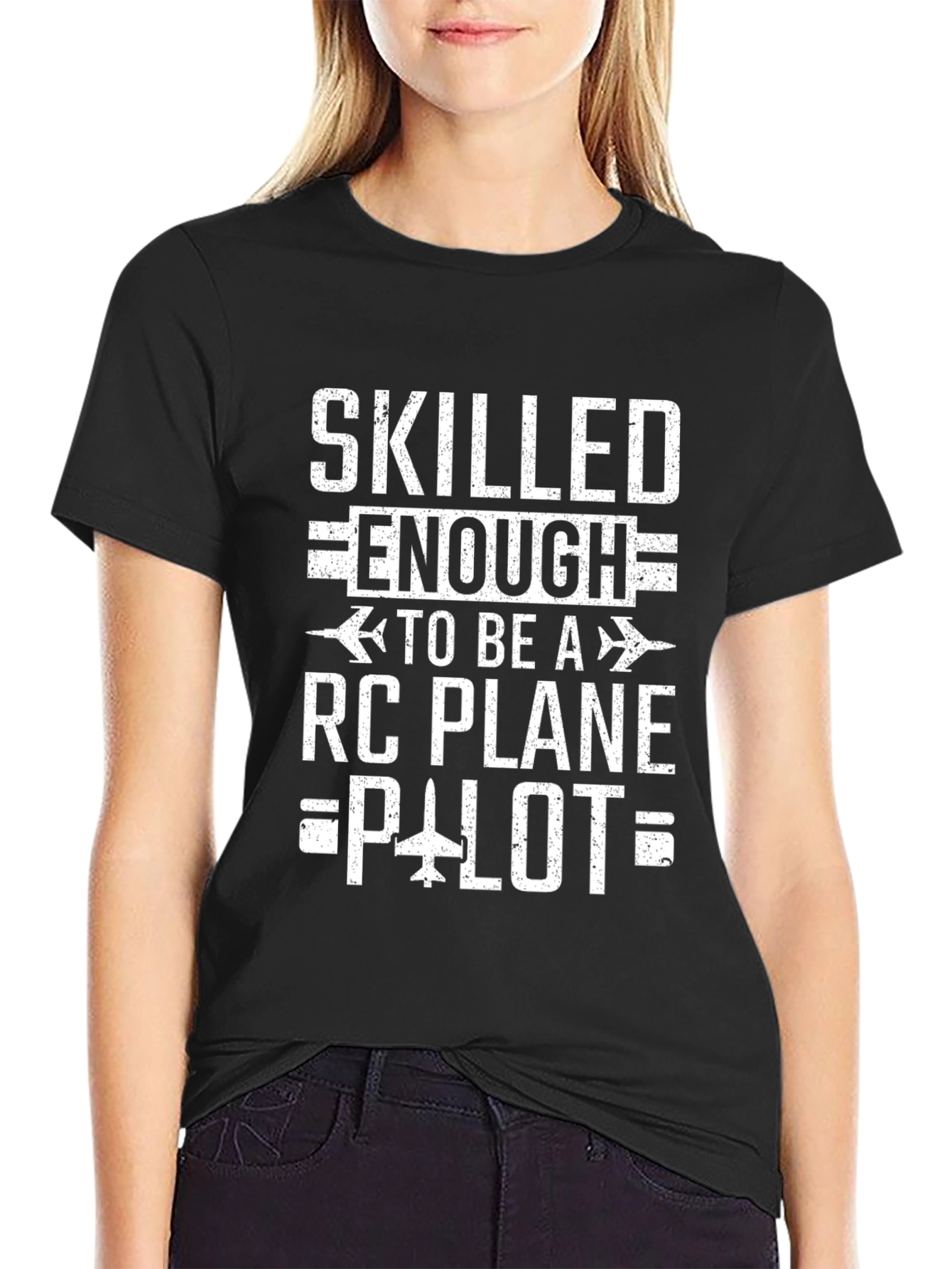 Skilled RC Plane Pilot Graphic Tee - Hobbyist Apparel