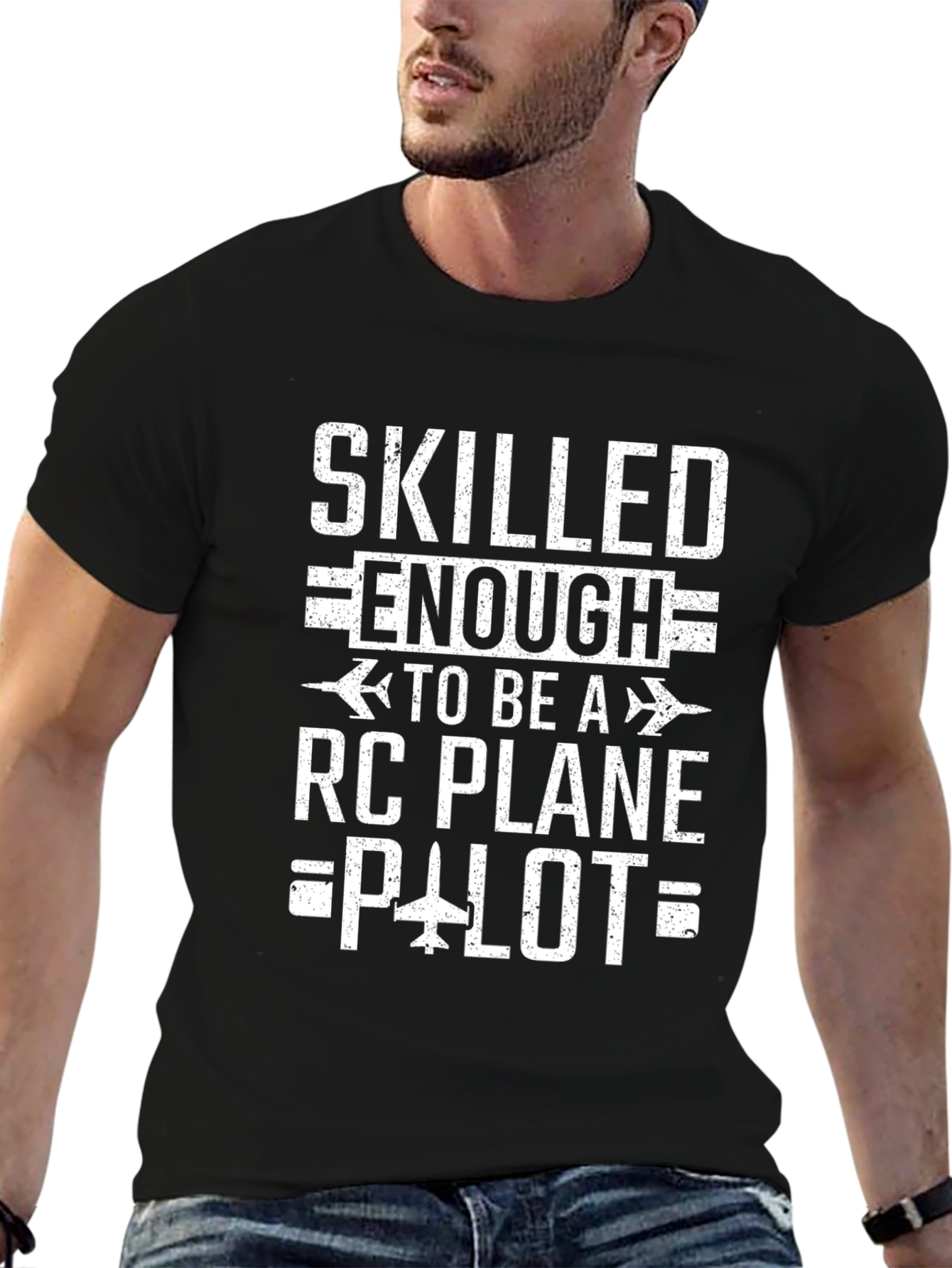 Skilled RC Plane Pilot Graphic Tee - Hobbyist Apparel