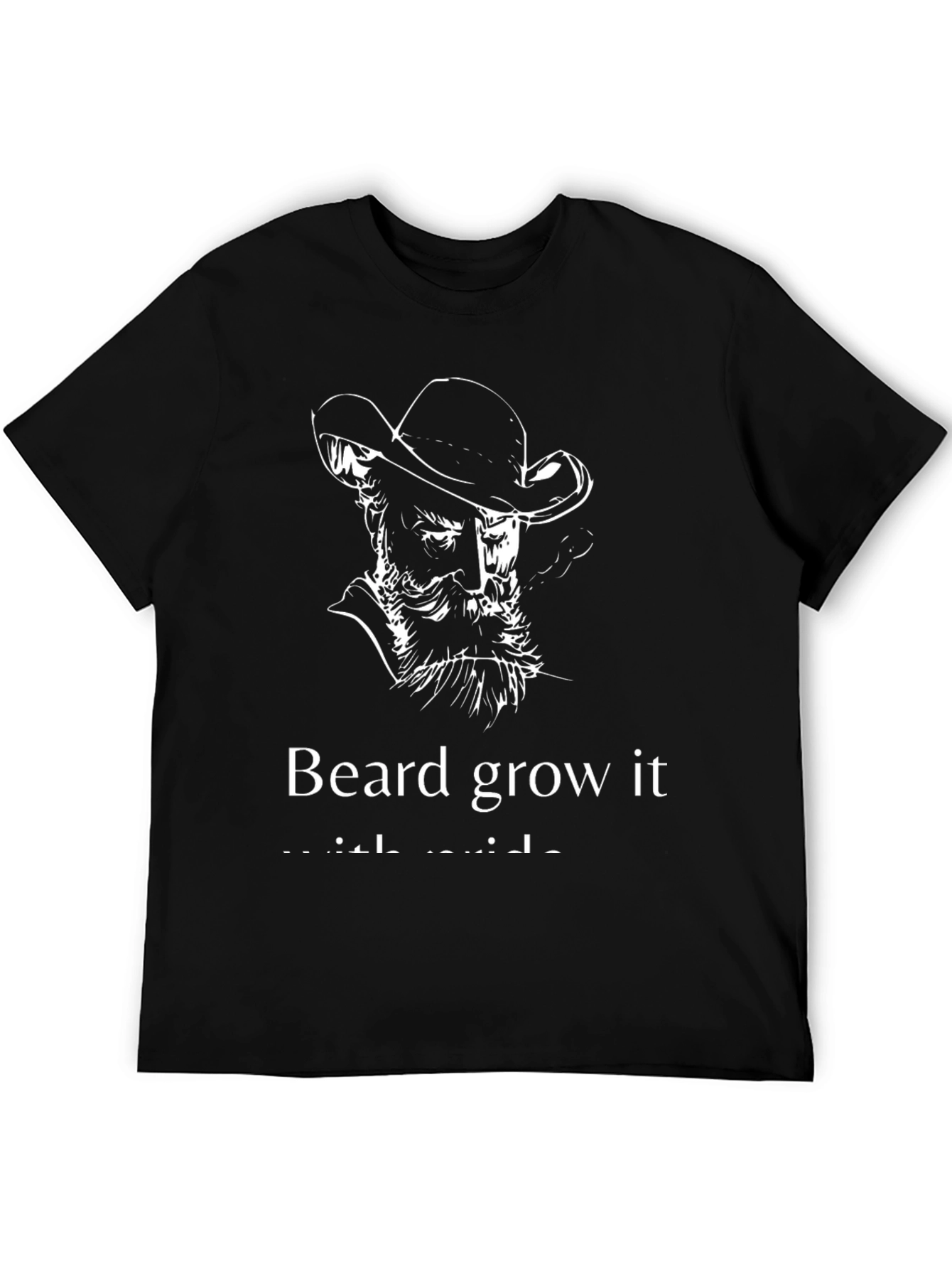 Beard Grow T-Shirt - Cowboy Graphic Tee