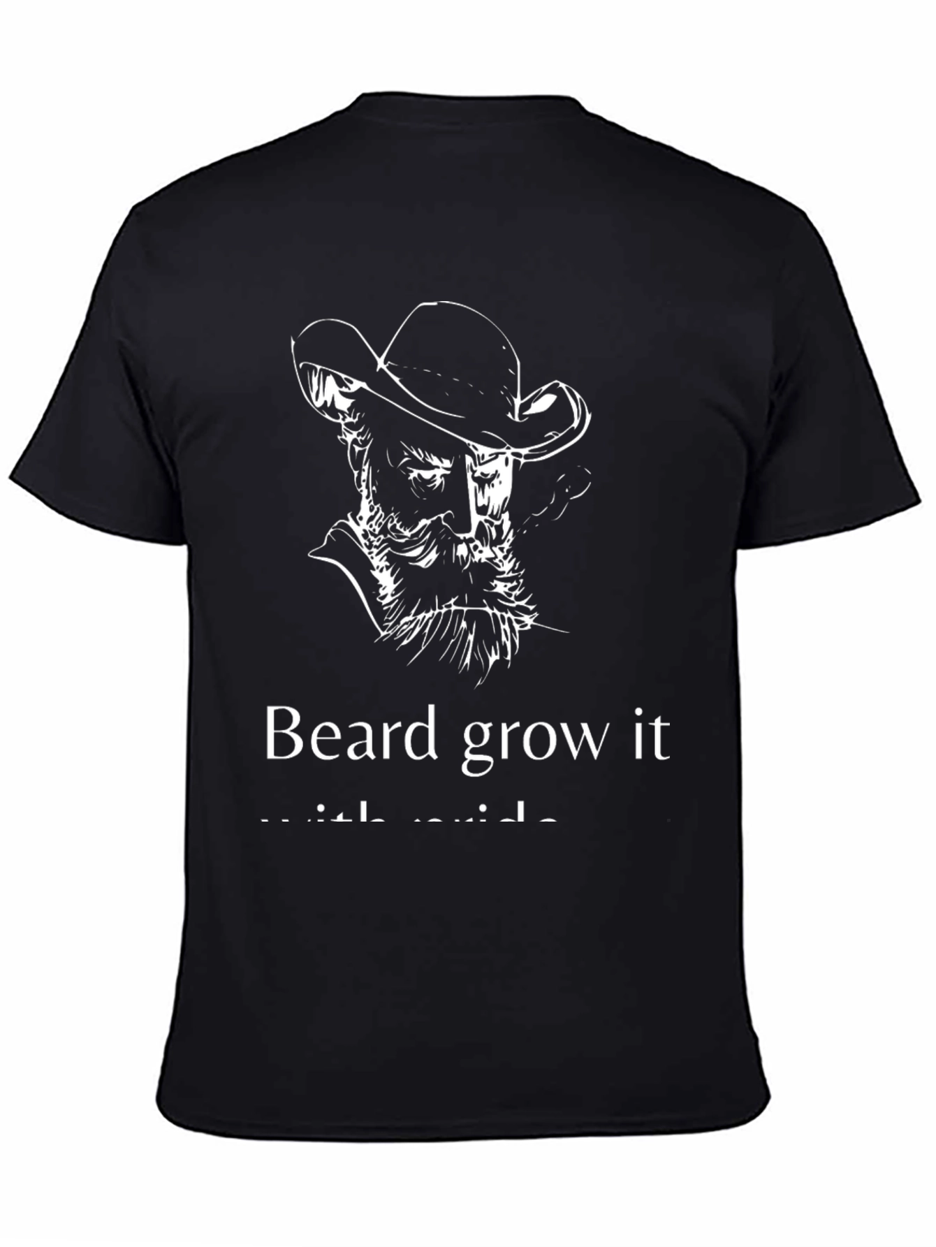 Beard Grow T-Shirt - Cowboy Graphic Tee