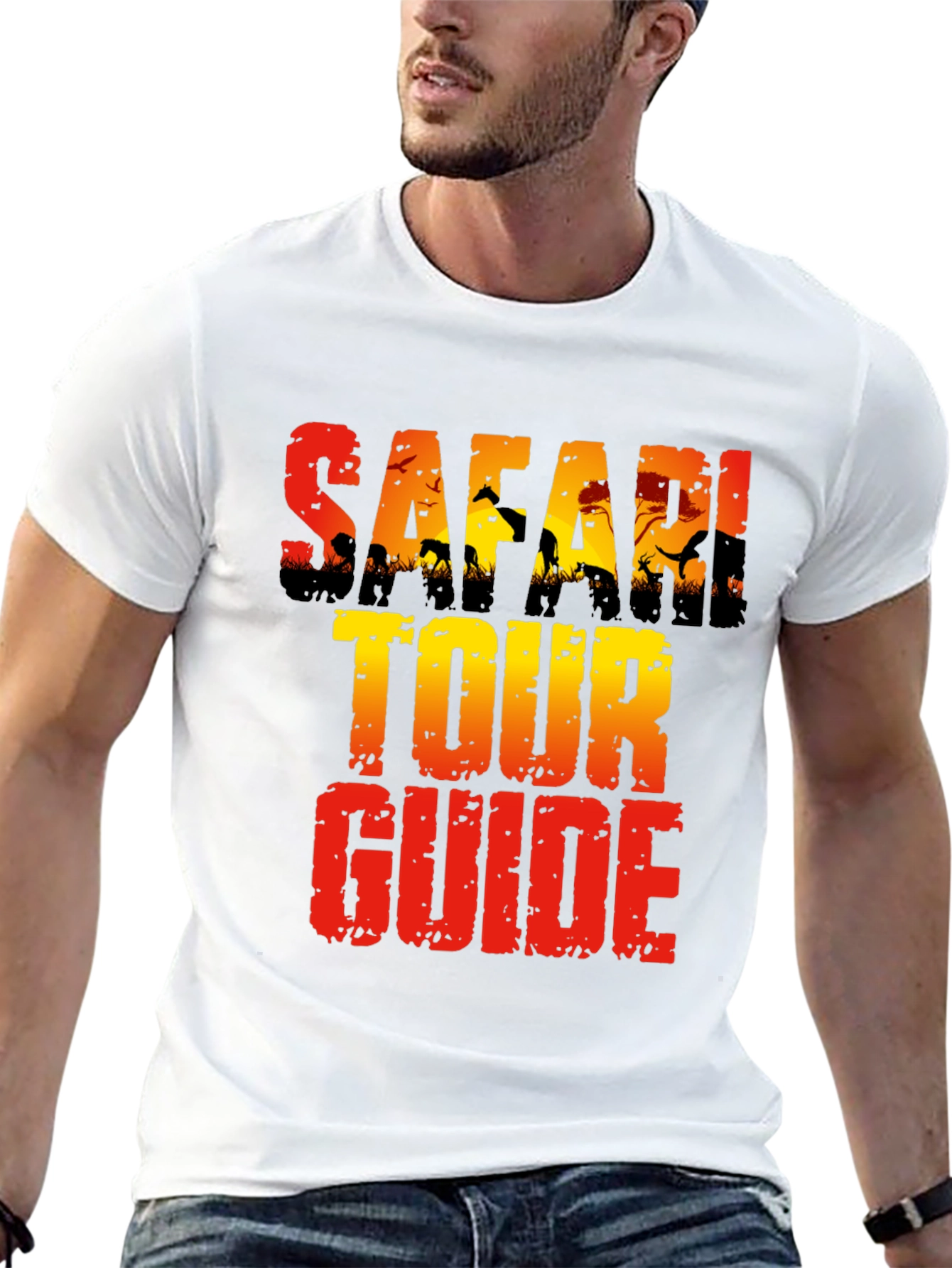 Safari Tour Guide T-Shirt - Adventure Awaits!