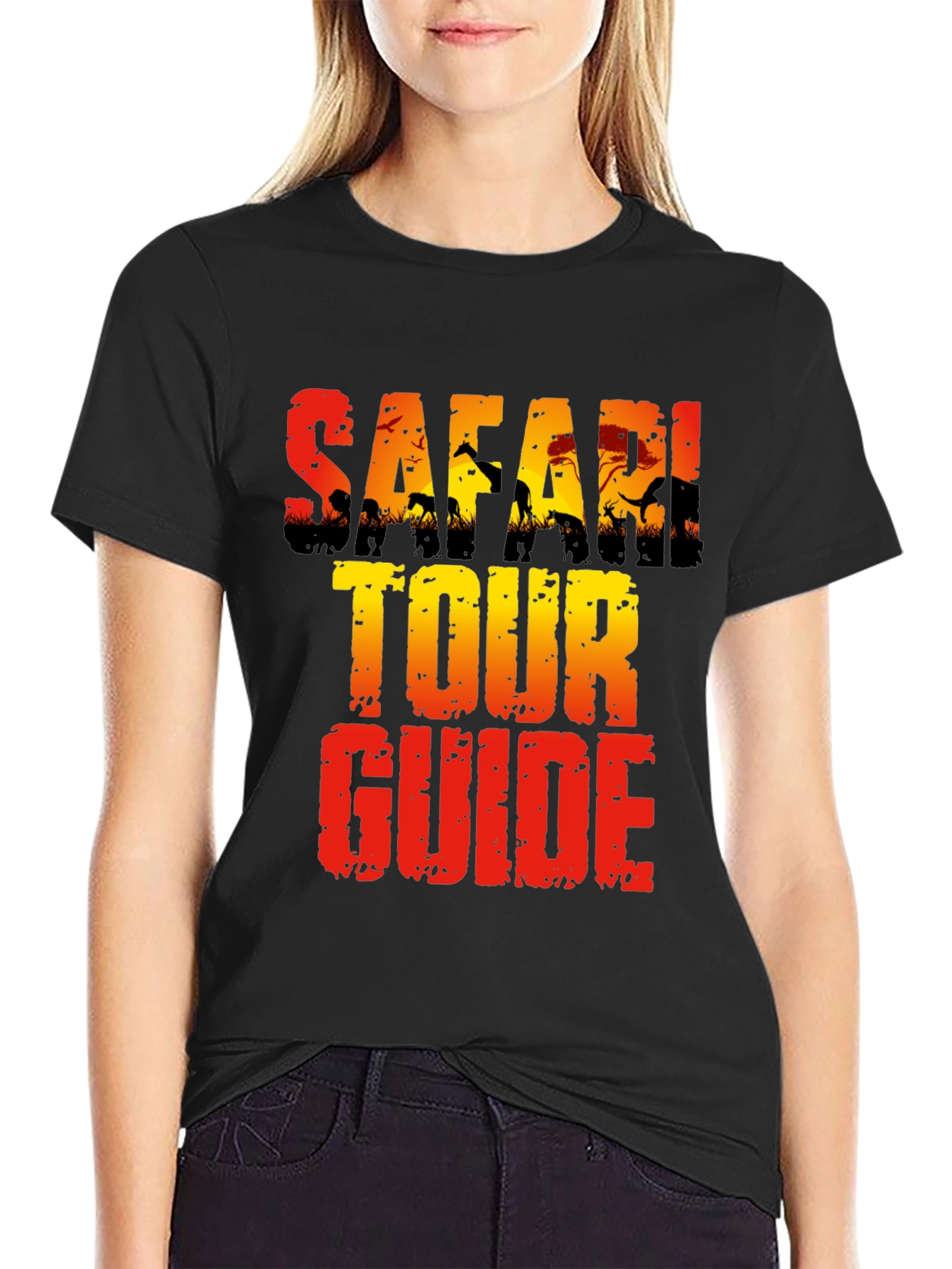 Safari Tour Guide T-Shirt - Adventure Awaits!