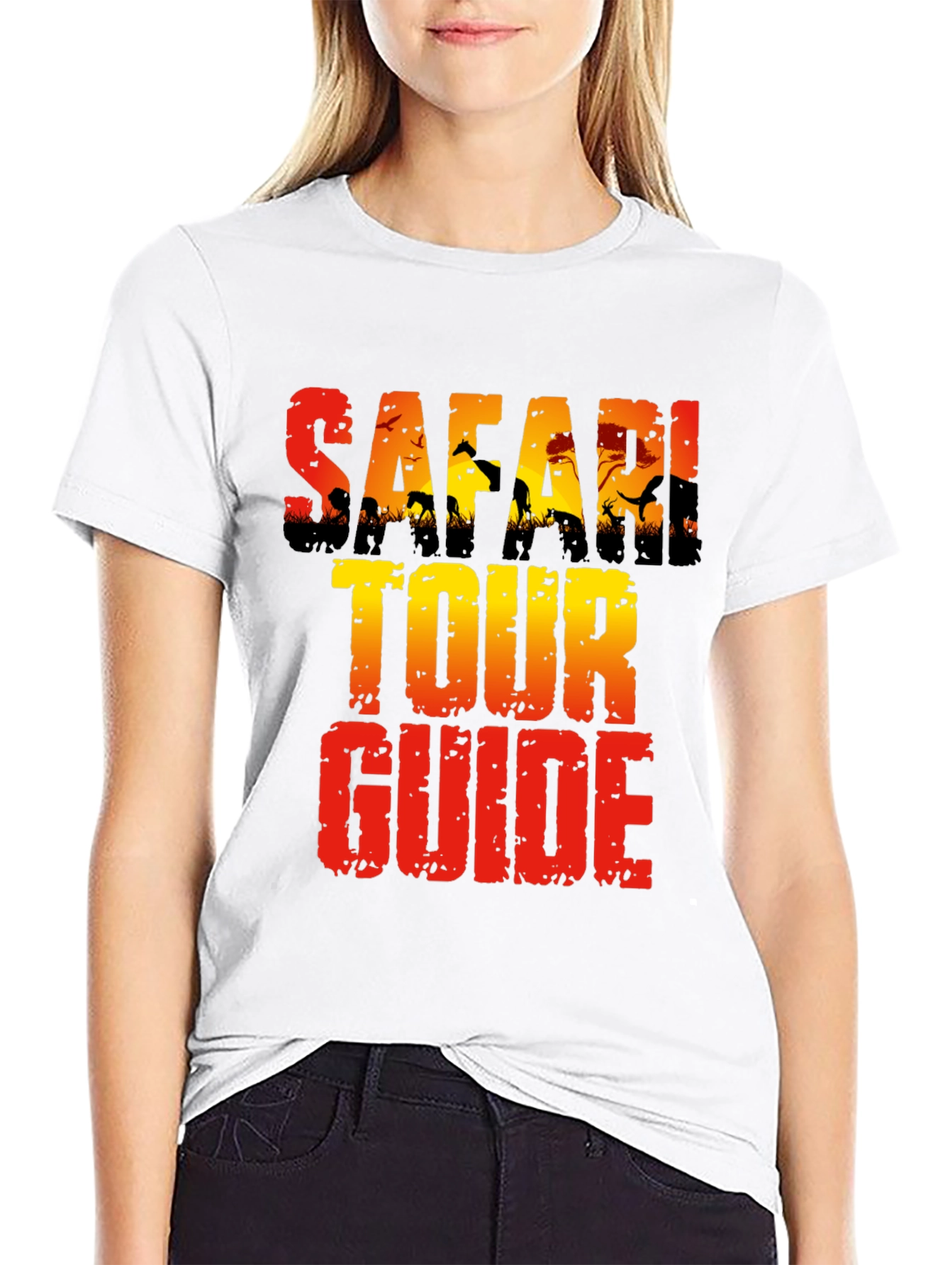 Safari Tour Guide T-Shirt - Adventure Awaits!