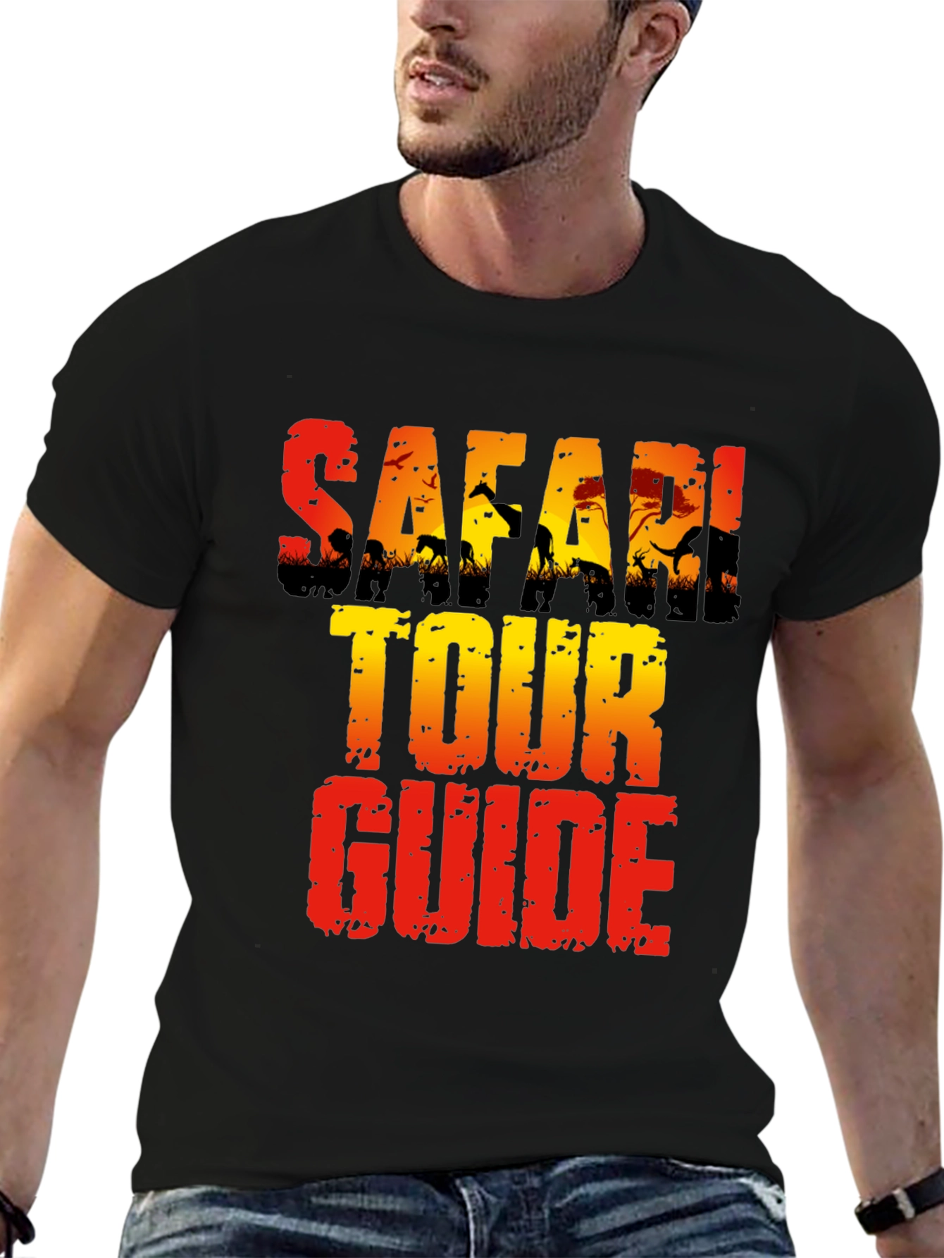 Safari Tour Guide T-Shirt - Adventure Awaits!
