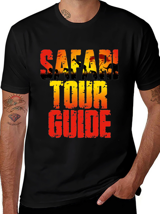 Safari Tour Guide T-Shirt - Adventure Awaits!