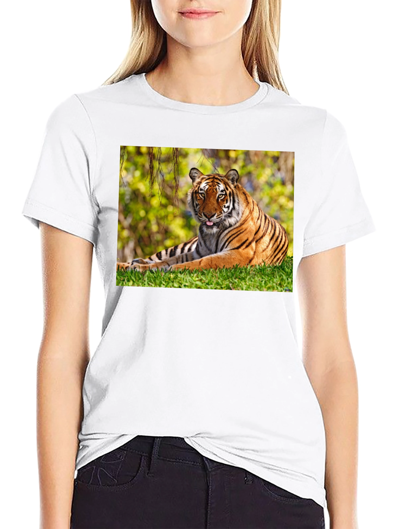 Tiger Graphic Black T-Shirt