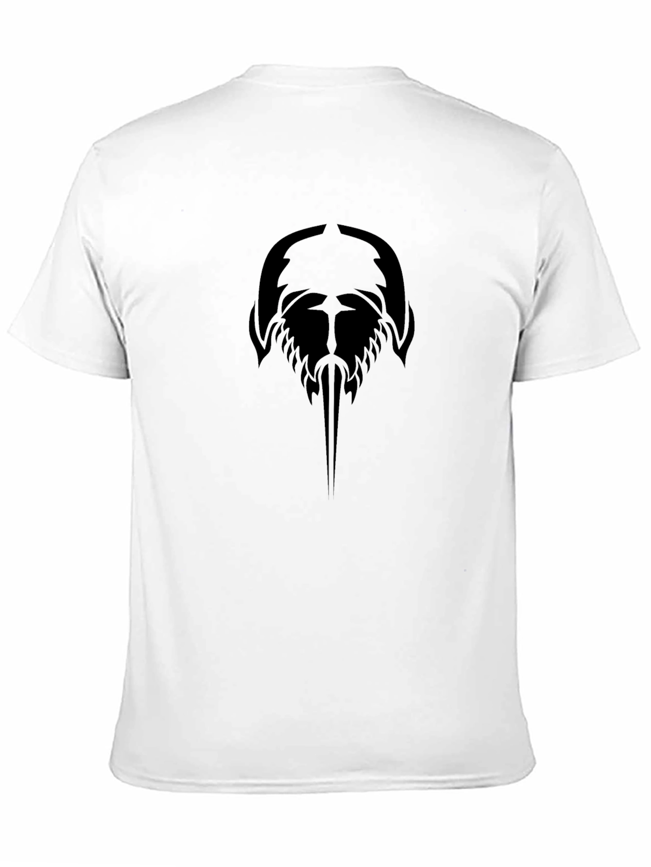 Black Graphic Tee - Unique Horseshoe Crab Design
