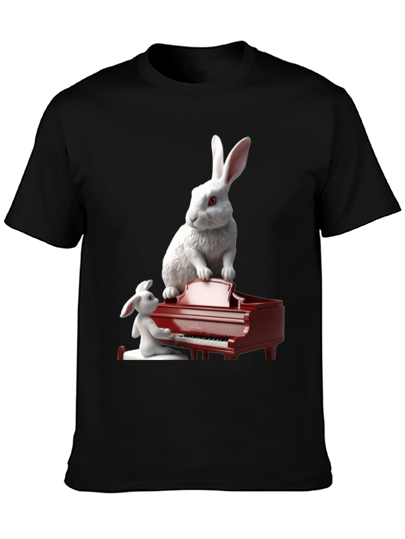 Rabbit Piano T-Shirt