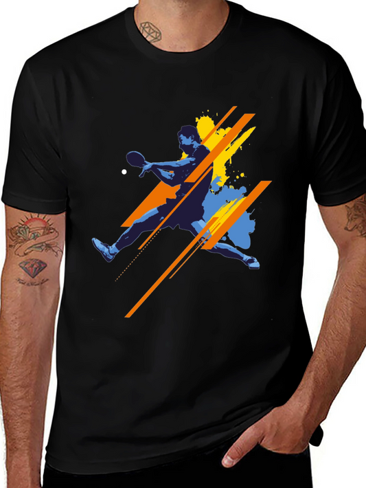 Table Tennis Graphic Tee - Stylish Sport Shirt