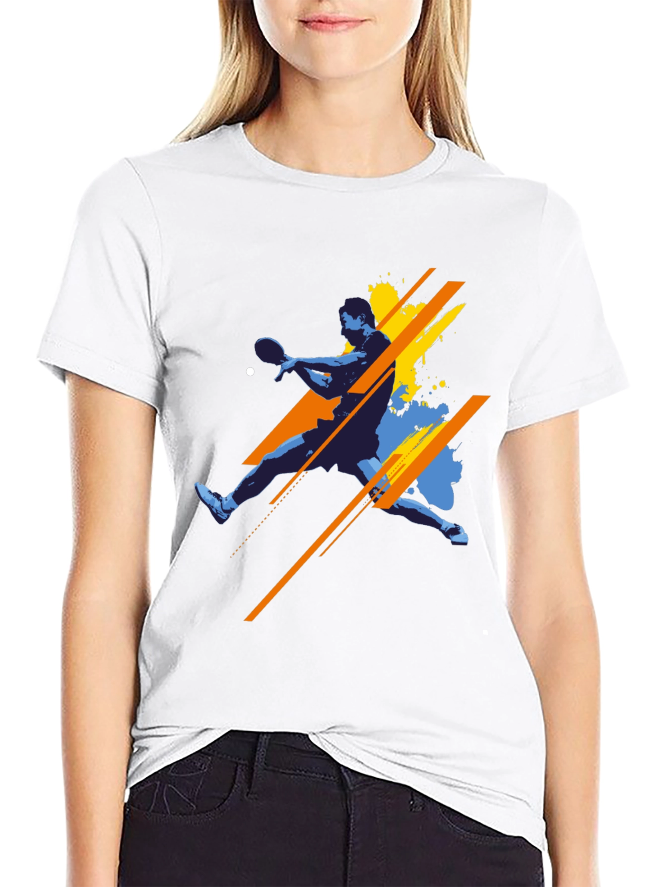 Table Tennis Graphic Tee - Stylish Sport Shirt