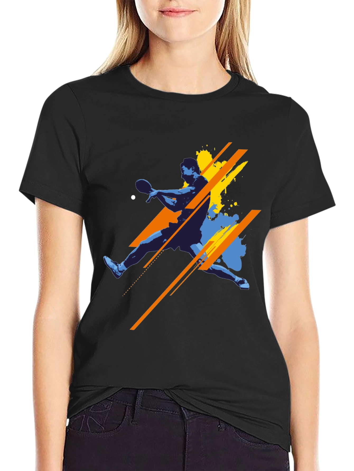 Table Tennis Graphic Tee - Stylish Sport Shirt
