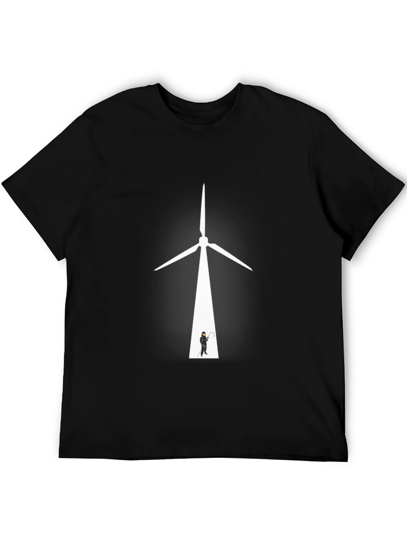 Unique Graphic Tee - Wind Turbine Design