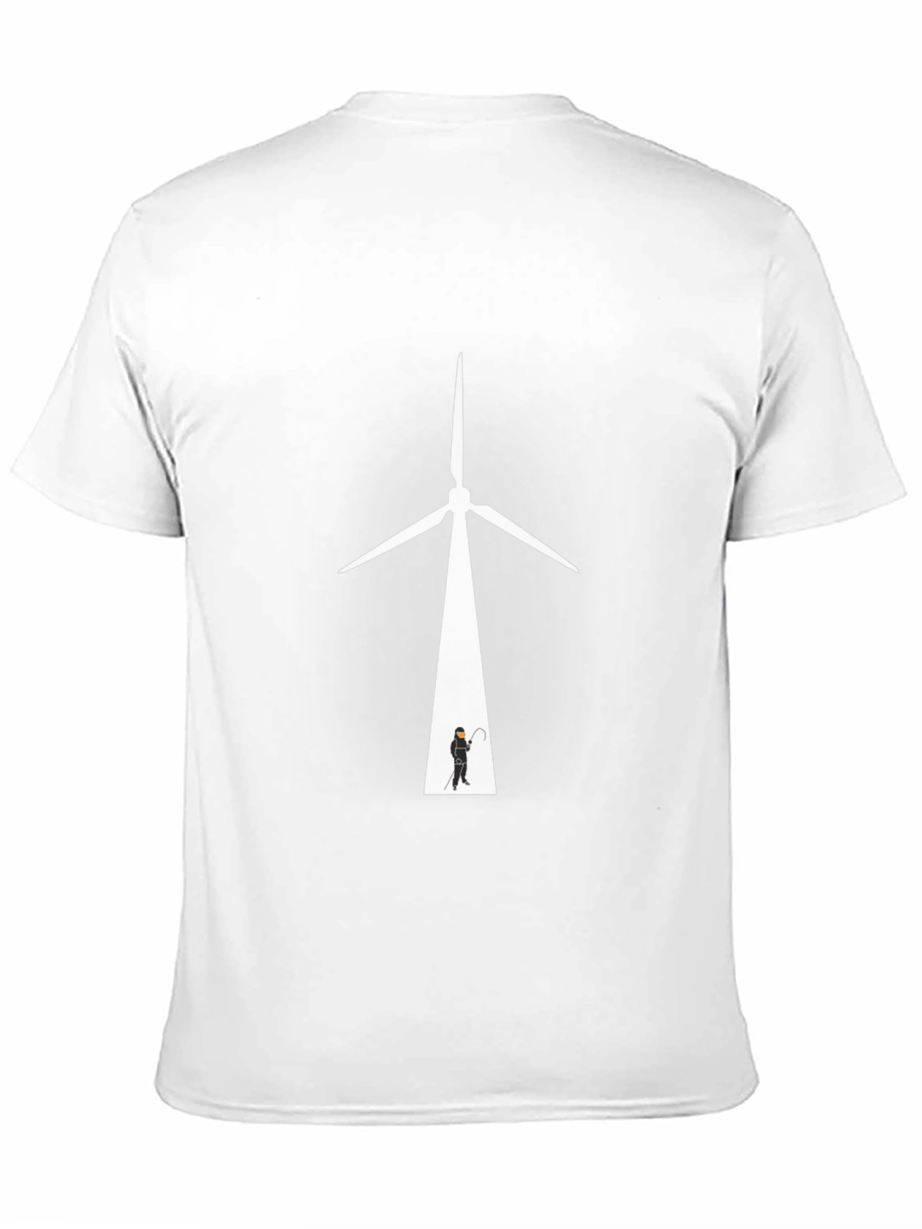 Unique Graphic Tee - Wind Turbine Design