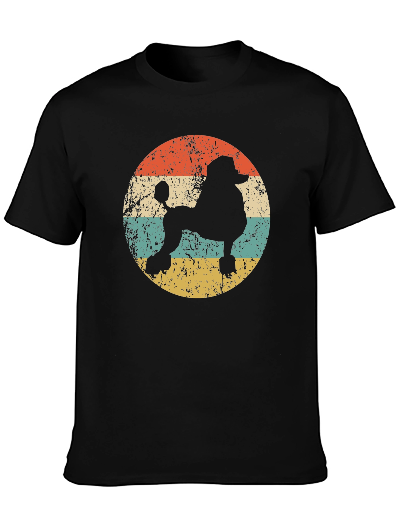 Retro Poodle Silhouette T-Shirt