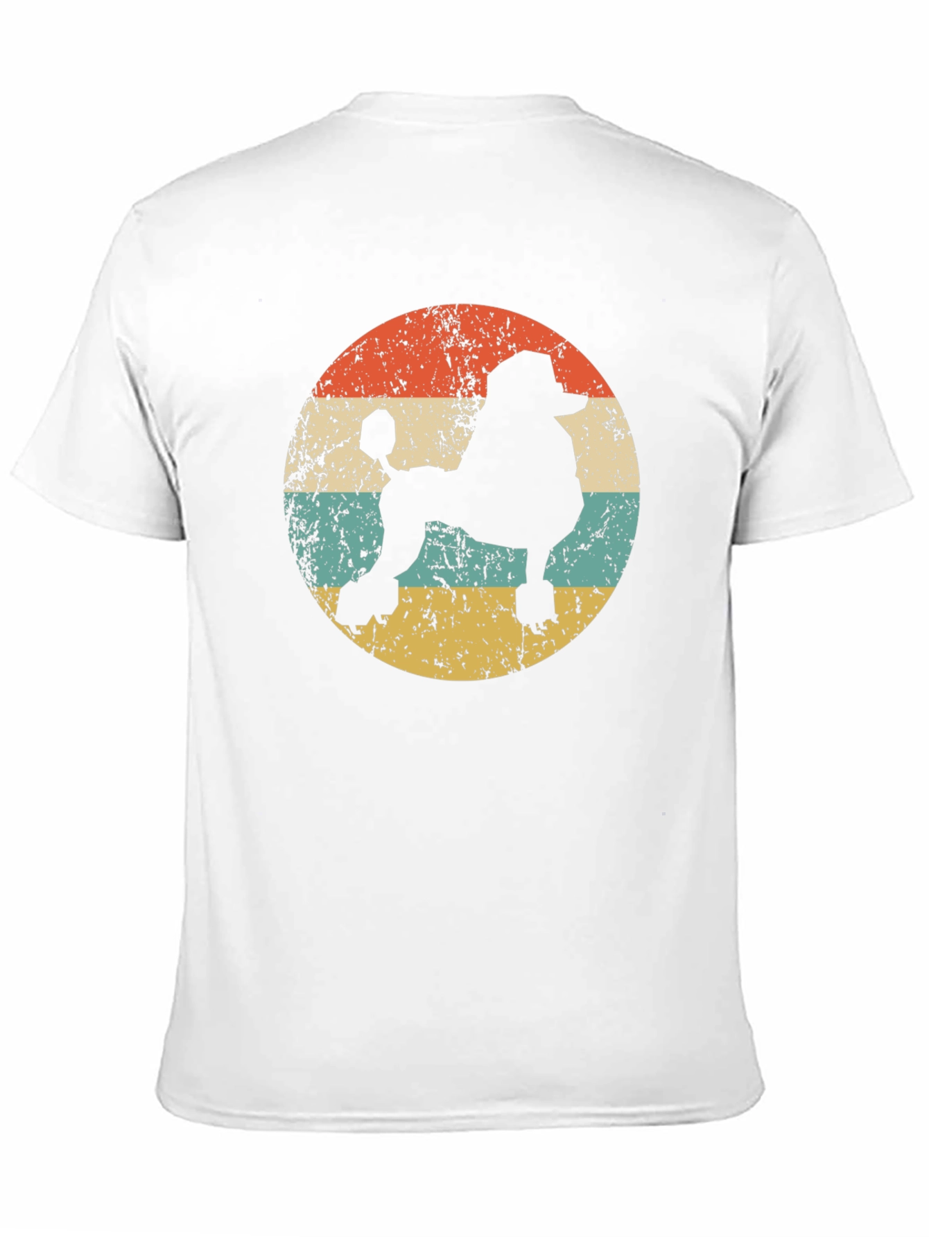 Retro Poodle Silhouette T-Shirt