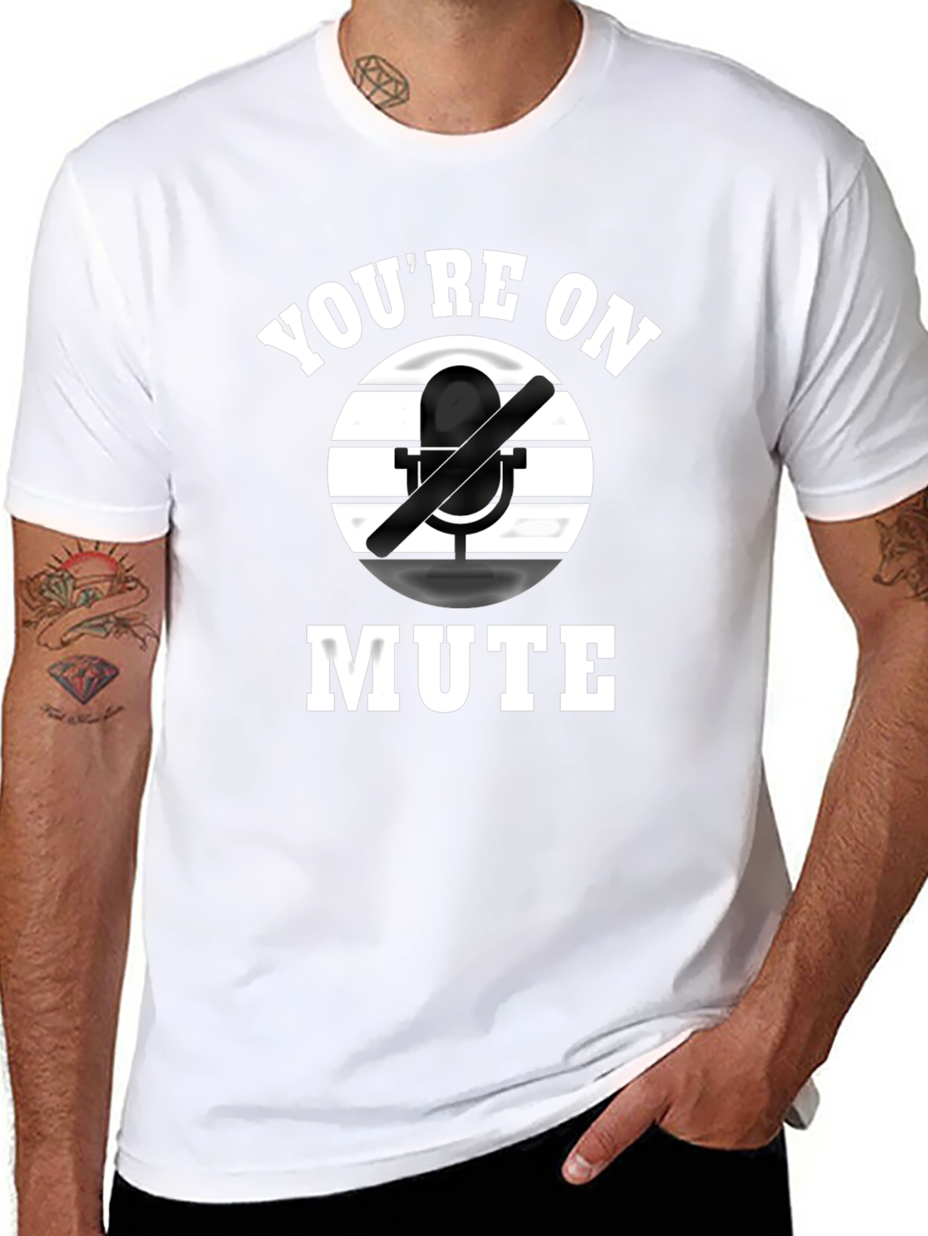 Youre on Mute Graphic Tee - Funny Novelty Shirt