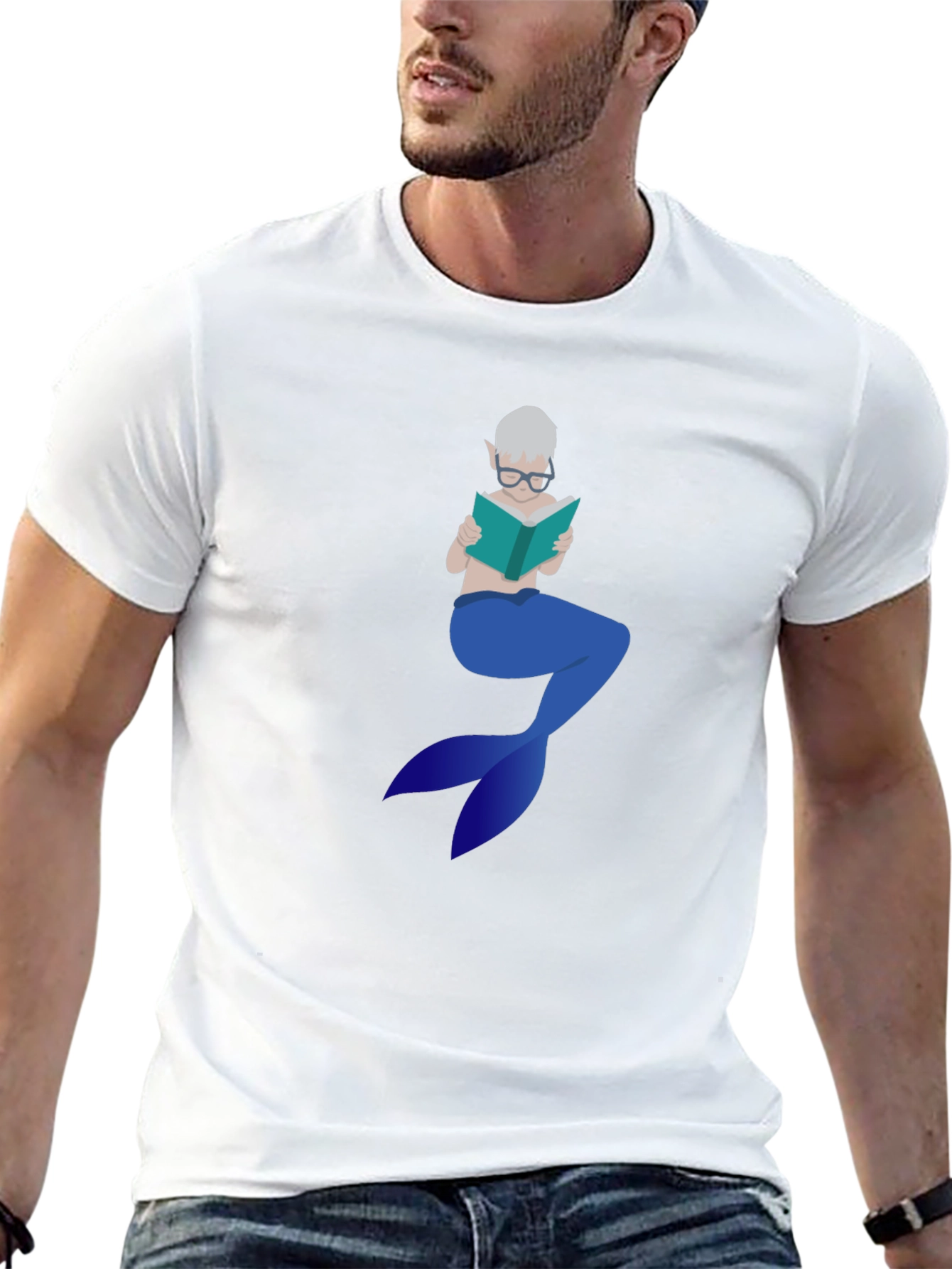 Bookish Mermaid Tee - Stylish & Unique Graphic T-Shirt