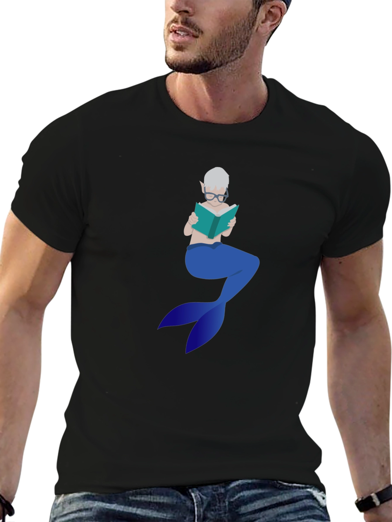 Bookish Mermaid Tee - Stylish & Unique Graphic T-Shirt
