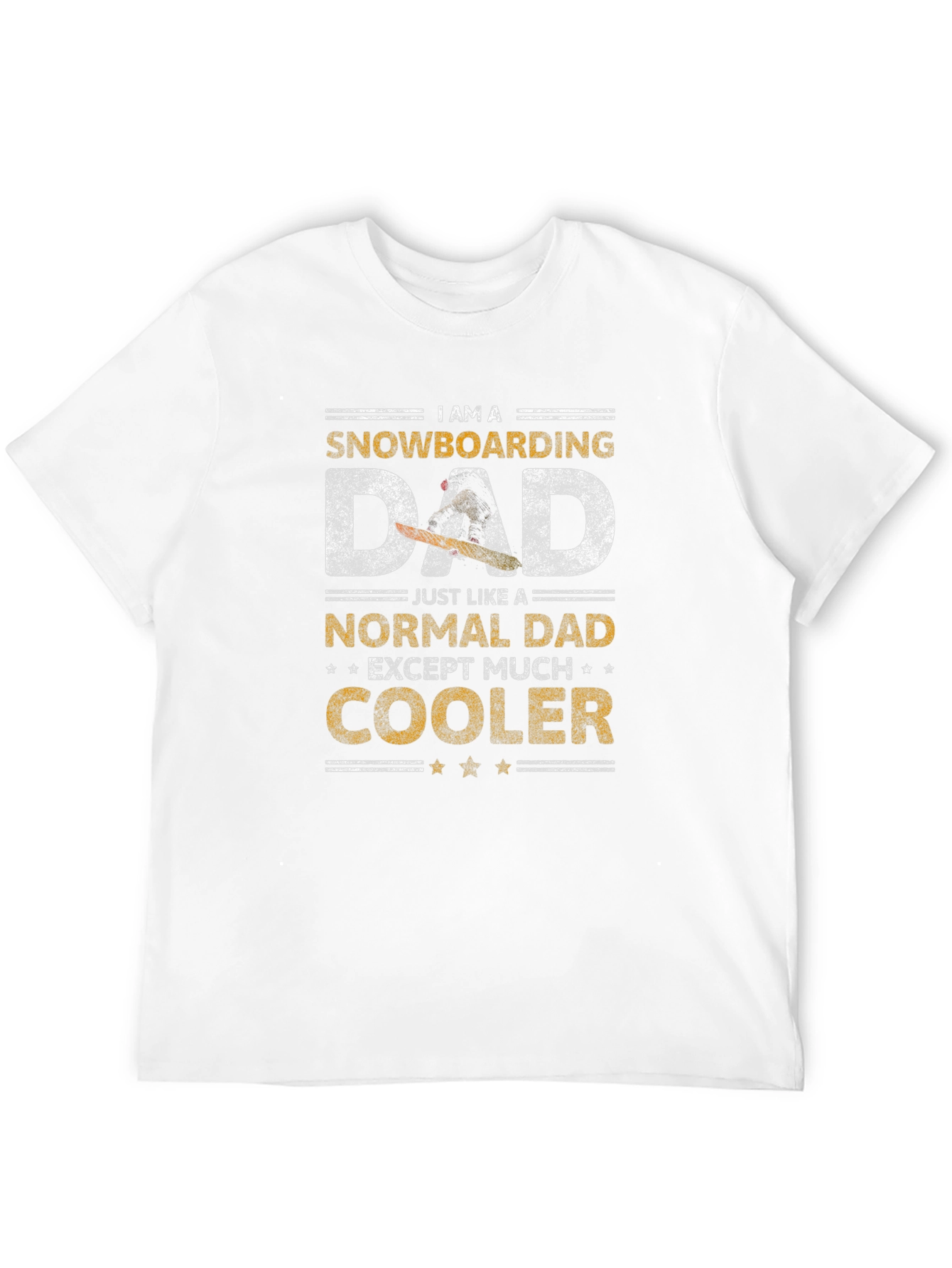 Snowboarding Dad T-Shirt - Cool Dad Tee