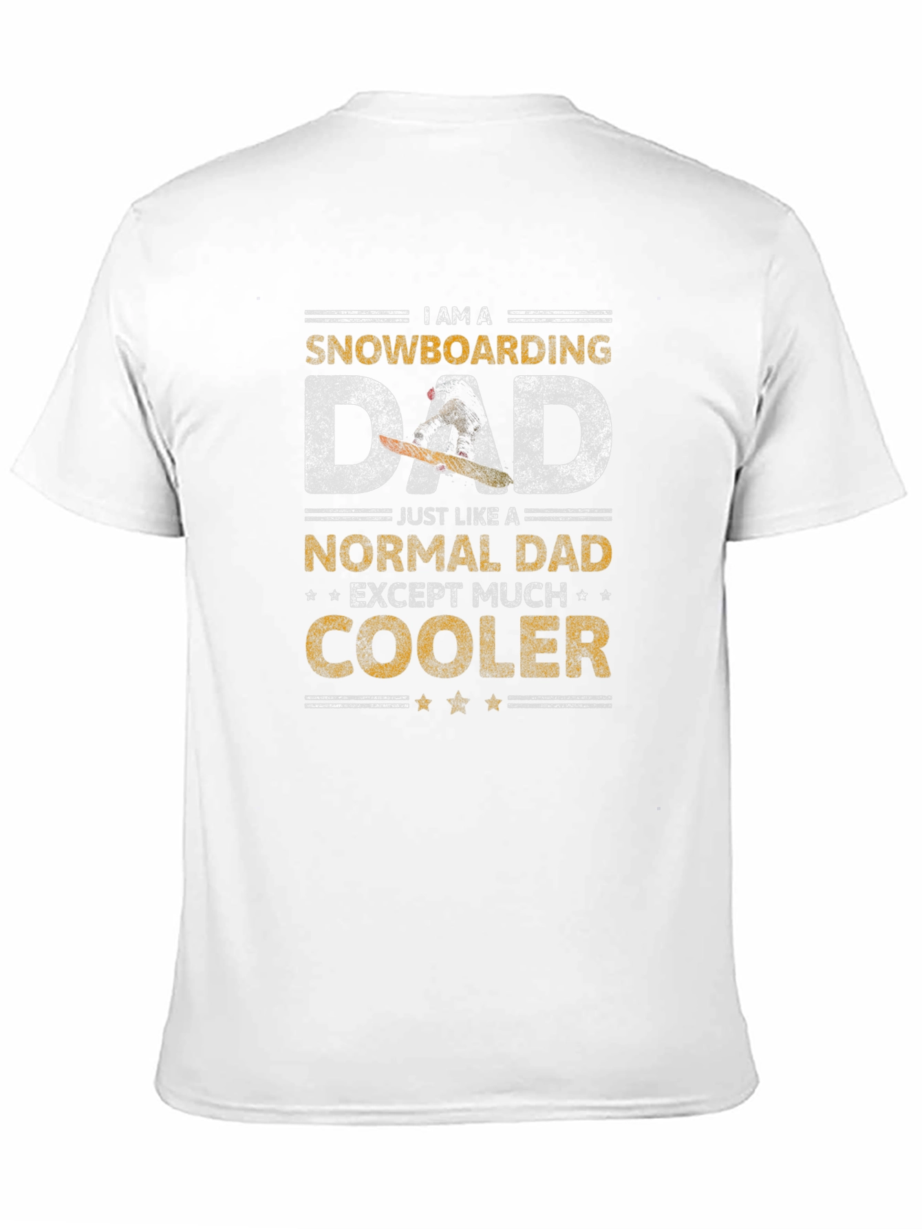 Snowboarding Dad T-Shirt - Cool Dad Tee