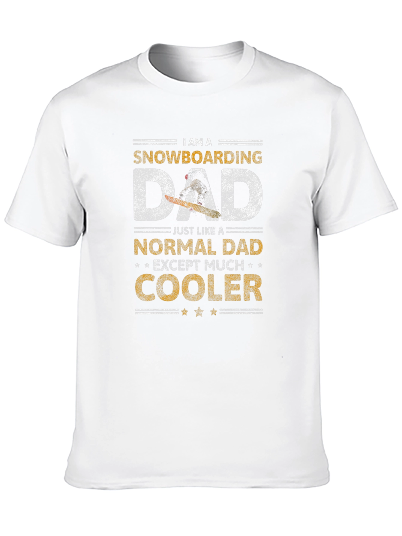 Snowboarding Dad T-Shirt - Cool Dad Tee