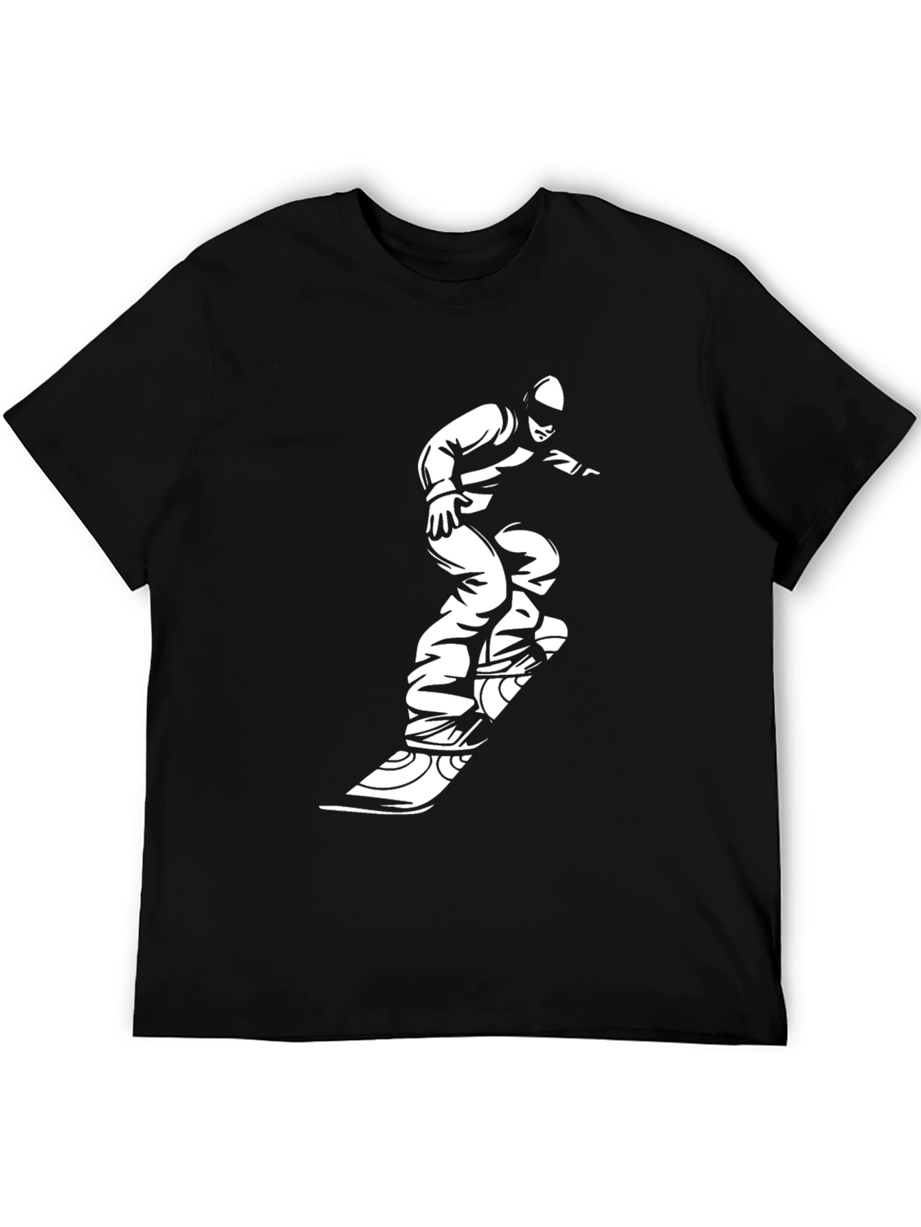 Black Snowboard Graphic Tee