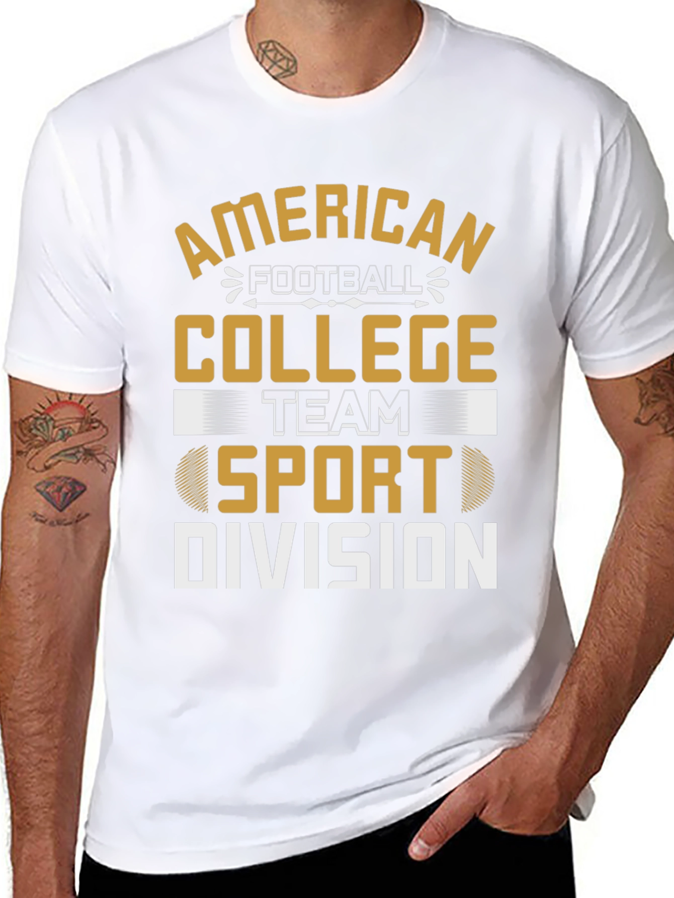 American Football College Team Sport T-Shirt