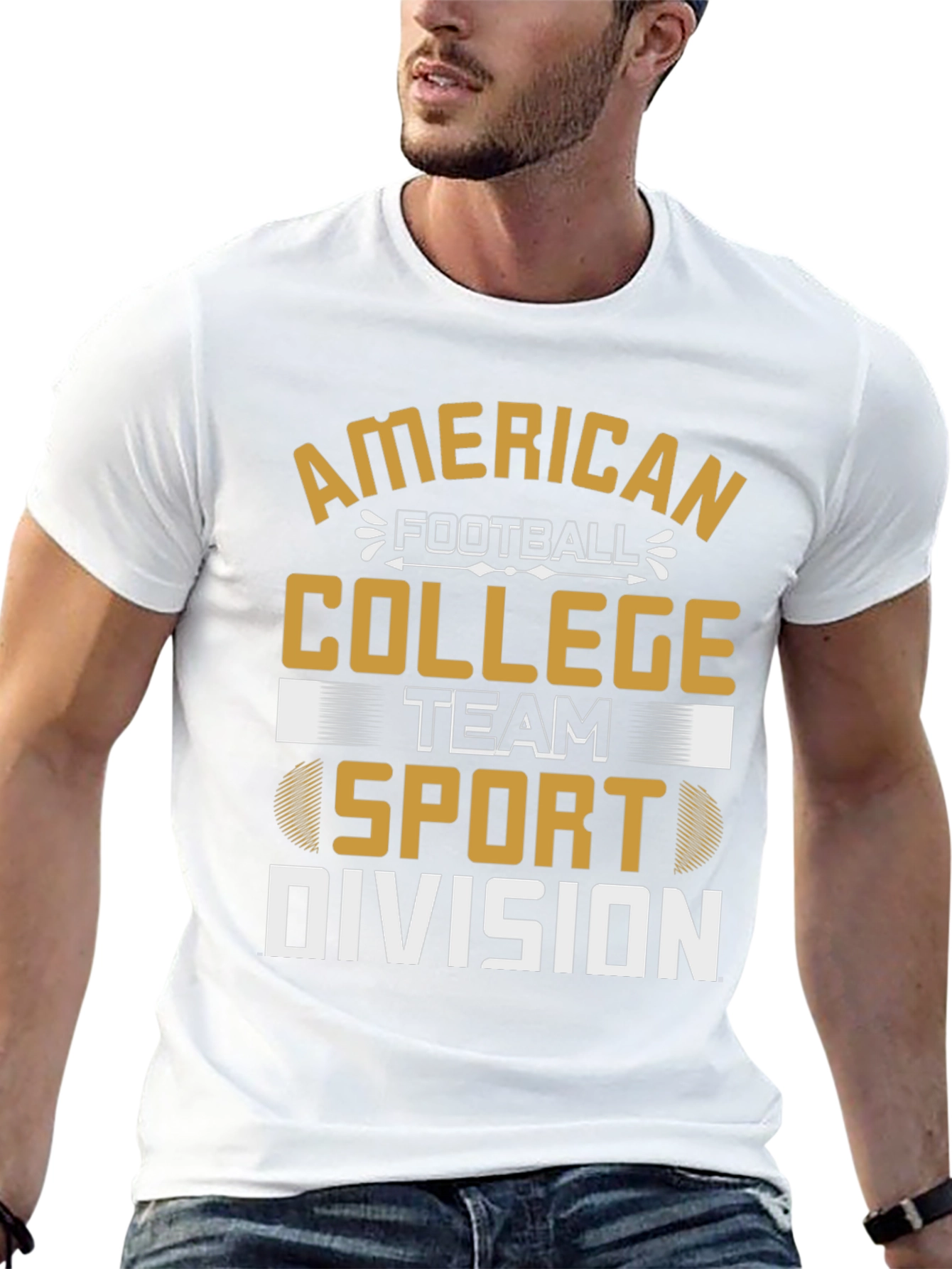 American Football College Team Sport T-Shirt