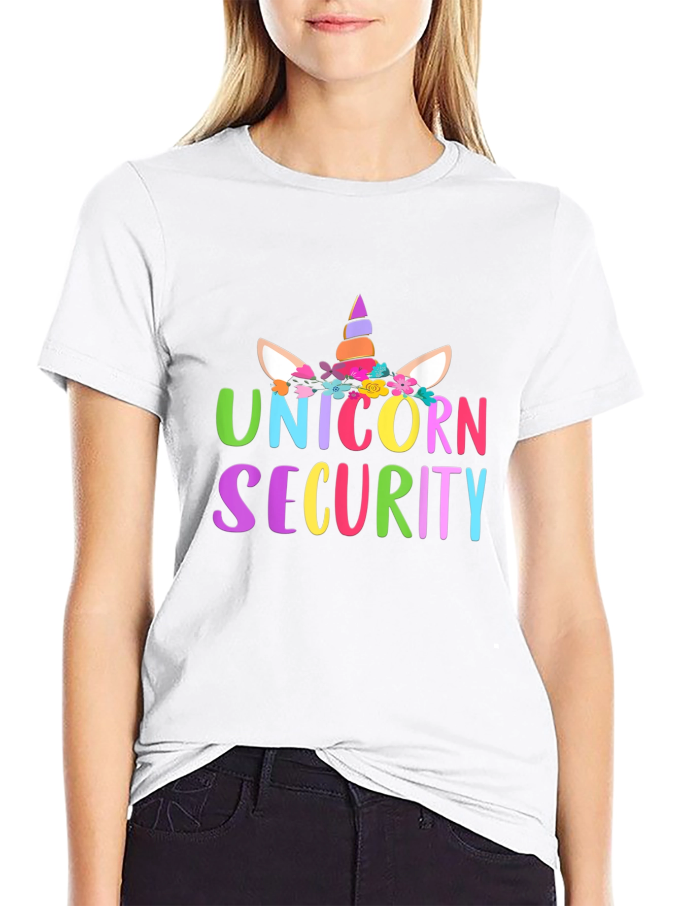 Unicorn Security Black T-Shirt